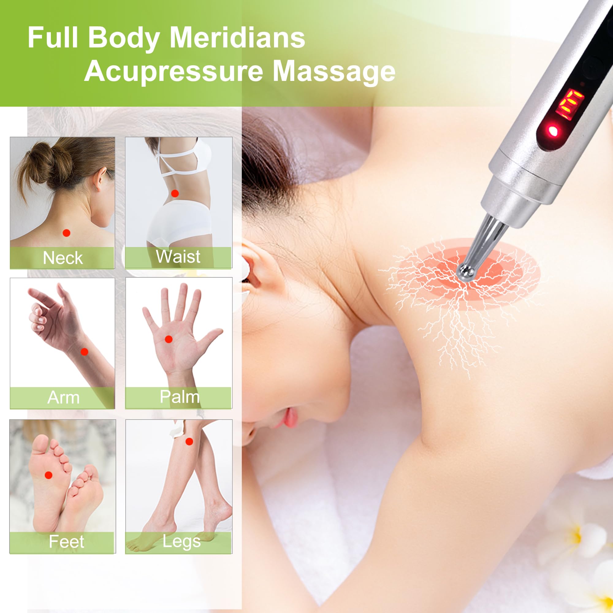 Global Care Market Meridians Energy Pen - Electronic Meridian Acupuncture Massage Pen Global Care Market uk supplements