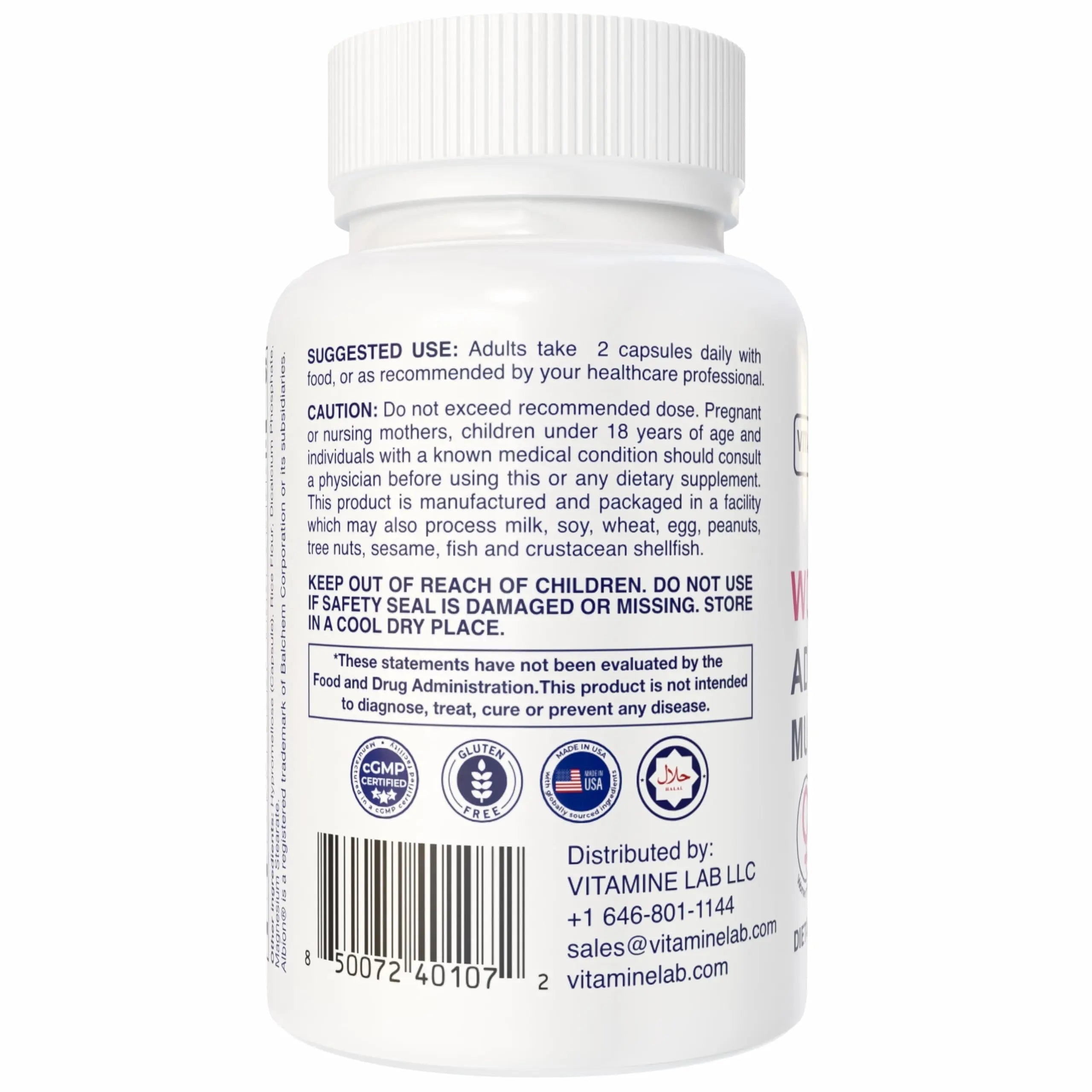 VITA MINE LAB Women's Advanced Multivitamin, Supports Energy, Immune Health & Overall Well-Being, Gluten-Free, Halal VITA MINE LAB uk supplements