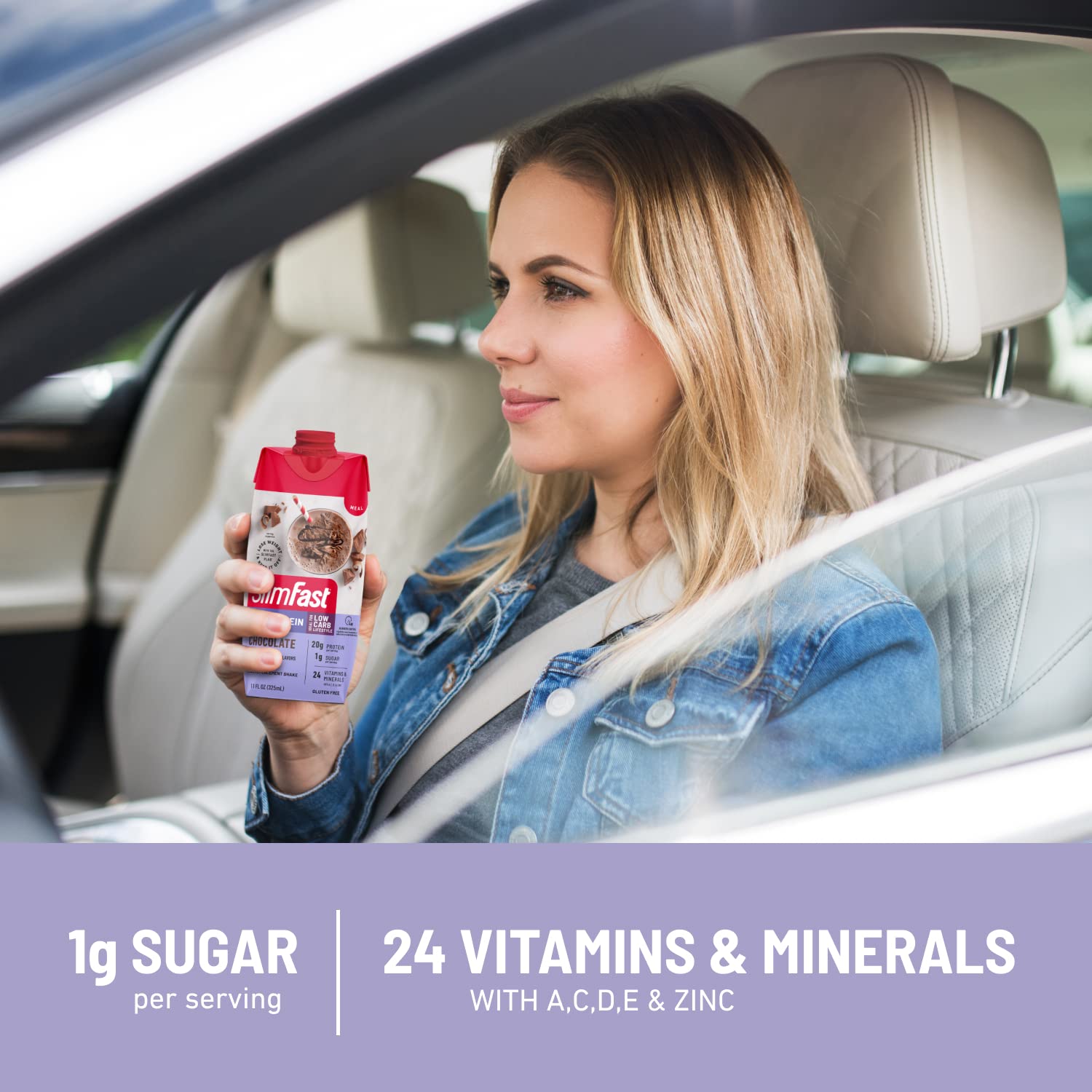 SlimFast Protein Shake with Caffeine, Caramel Macchiato- 20g Protein SlimFast uk supplements