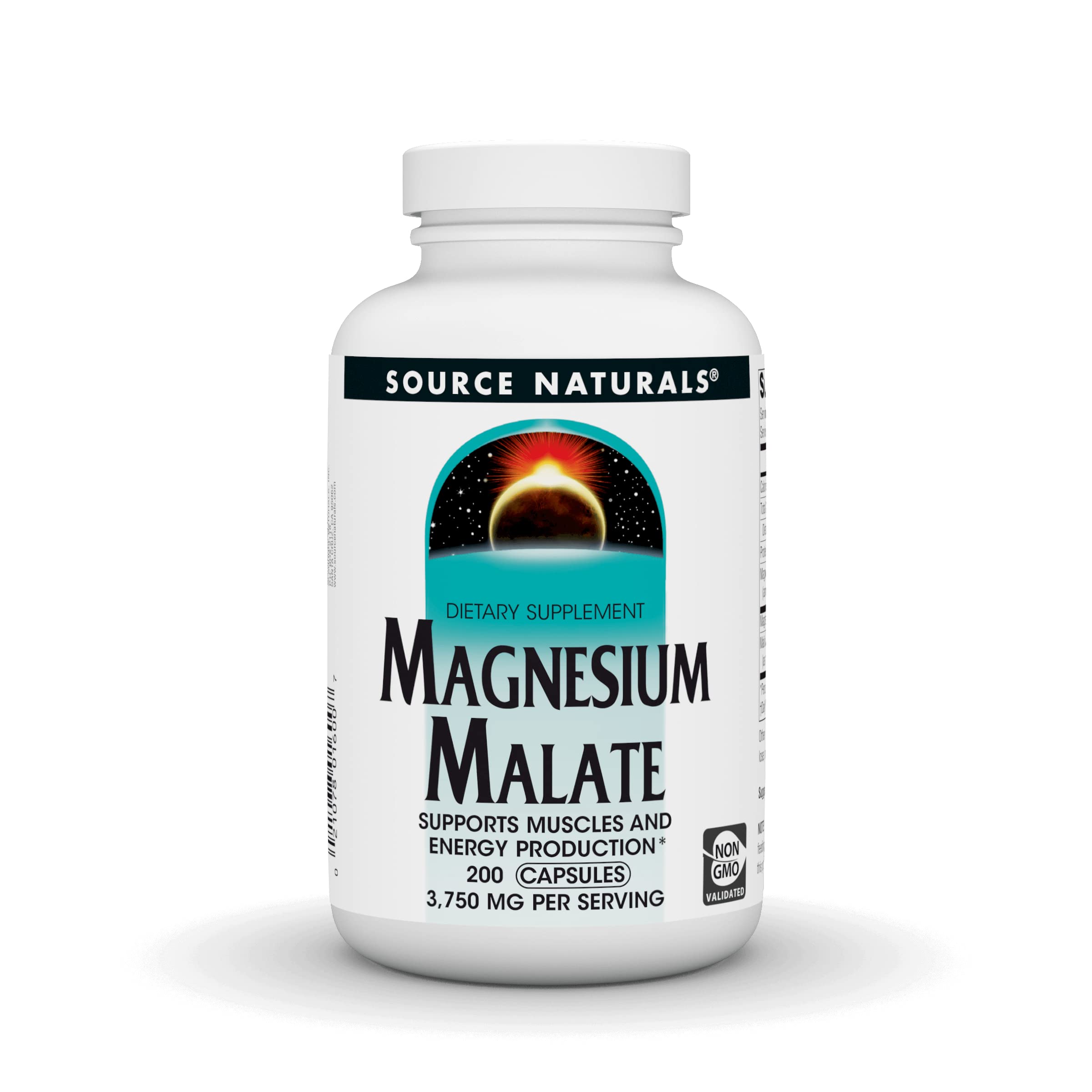 Source Naturals Magnesium Malate, Magnesium Malic Acid Supplement, Non GMO, 3750 MG Source Naturals uk supplements