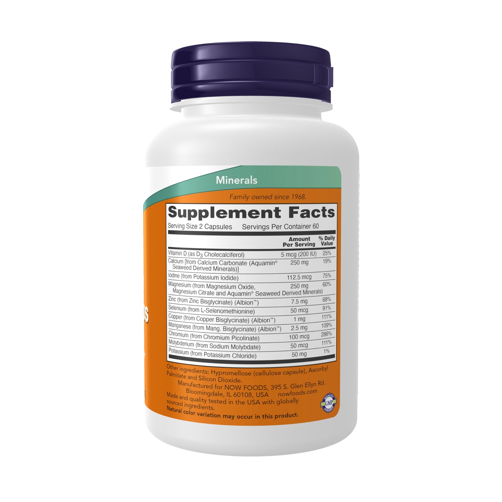 NOW Supplements, Full Spectrum Mineral Caps, Multi Mineral Formula, 120 Veg Capsules NOW Foods uk supplements
