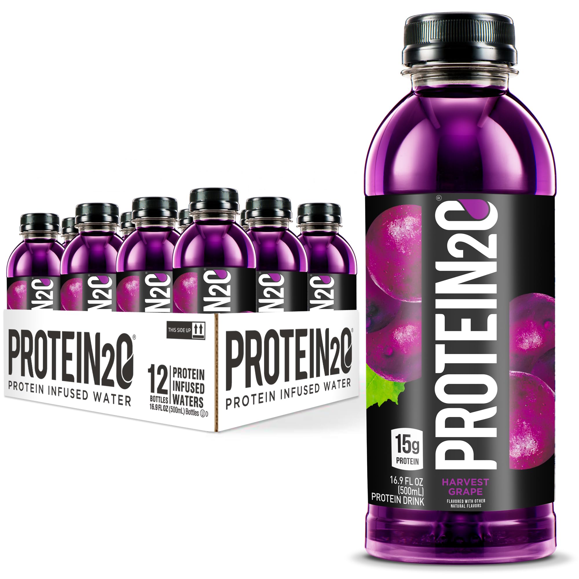 Protein2o 15g Whey Protein Isolate Infused Water, Ready To Drink, Sugar Free, Gluten Free Protein2o uk supplements
