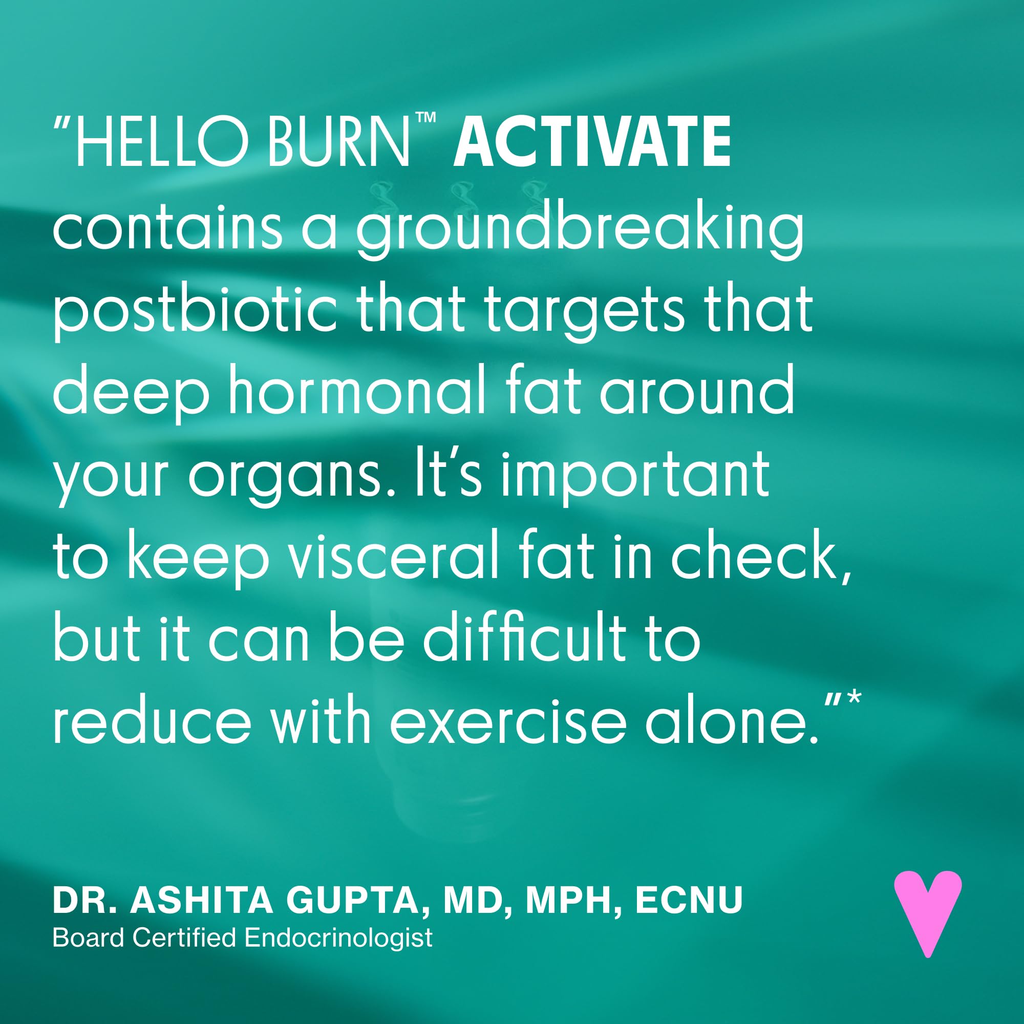 Love Wellness Hello Burn Activate | Support Visceral Fat Burn with HT BPL1 Postbiotic | Supports Healthy Waist Circumference, Longevity and Metabolic Wellness | 30 Count Love Wellness uk supplements