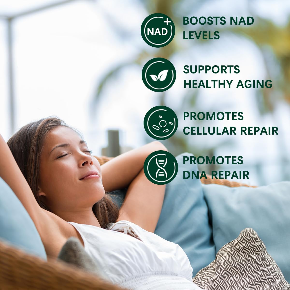 ESUNM Liposomal NAD+ Supplement with Resveratrol, NMN Supplement NAD Resveratrol Support Cellular Health, Stamina & Healthy Aging,Third-Party Tested，80 Capsules ESUNM uk supplements