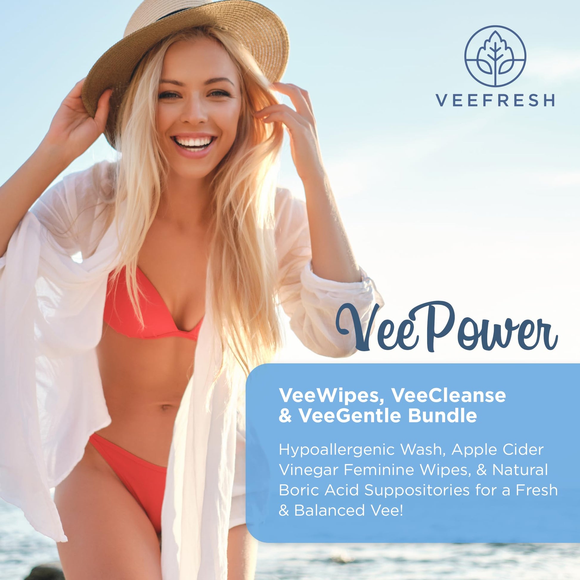 VeeFresh VeePower Bundle - A Convenient Feminine Care Bundle for Any-Time Freshness & Odor Control VeeFresh uk supplements