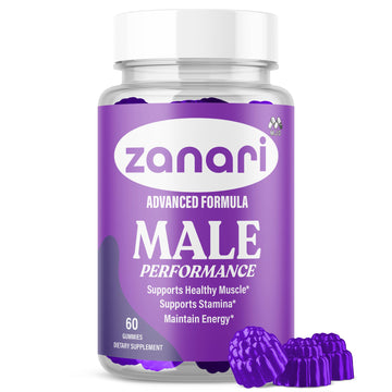 Zanari Gummies, Official Zanari Gummys for Men with All Natural Ingredients, Advanced Formula for Optimal Health & Total Wellness Support with Maximum Strength Active Lifestyle Vitamins (60 Gummies) MJO uk supplements