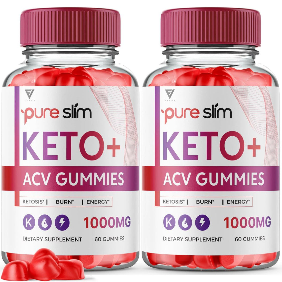 (2 Pack) Pure Slim Keto ACV Gummies, Pure Slim Keto ACV Gummies Advanced Kelly Clarkson Fyvus uk supplements