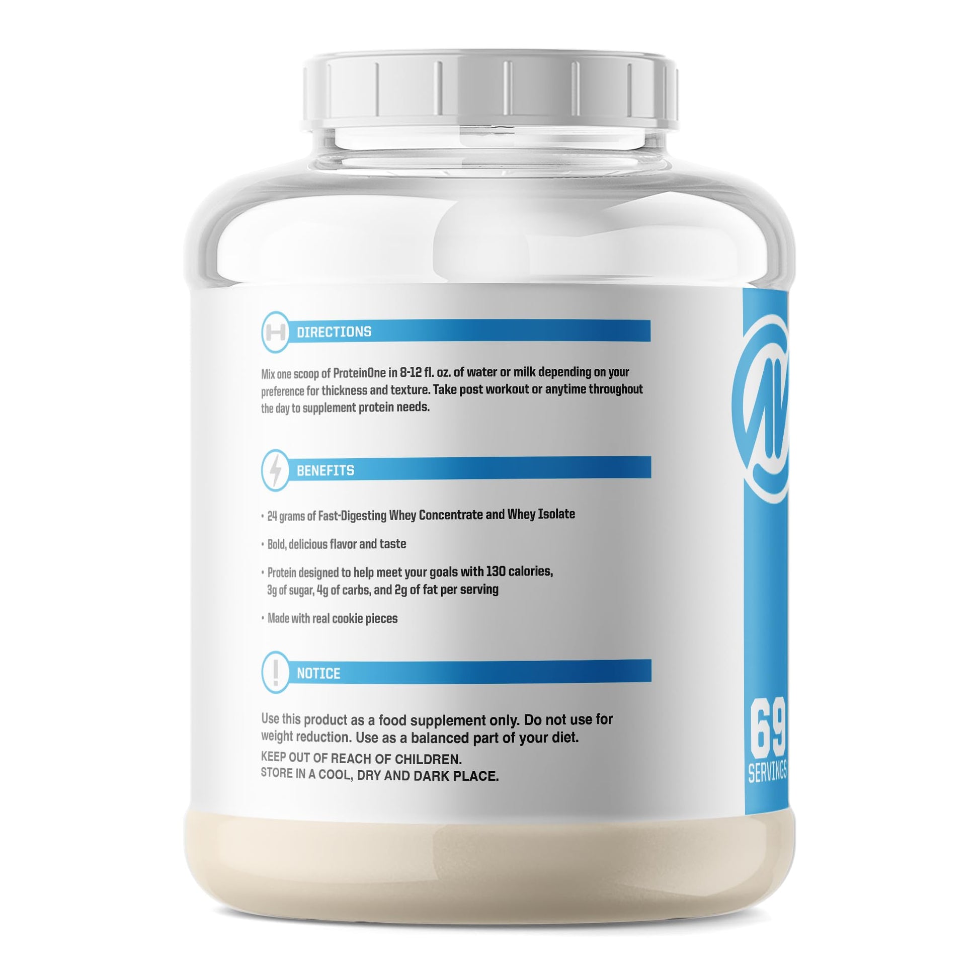 NutraOne ProteinOne Whey Protein Promote Recovery and Build Muscle with a Protein NutraOne uk supplements