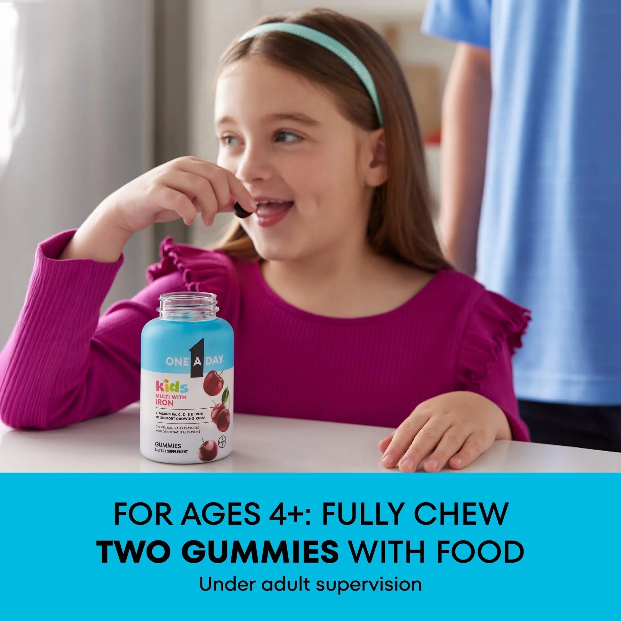 One A Day Kids Multivitamin with Iron Gummy, Vitamin D, Vitamin C, E, Zinc for Immune Support, Gummy Vitamins ONE A DAY uk supplements