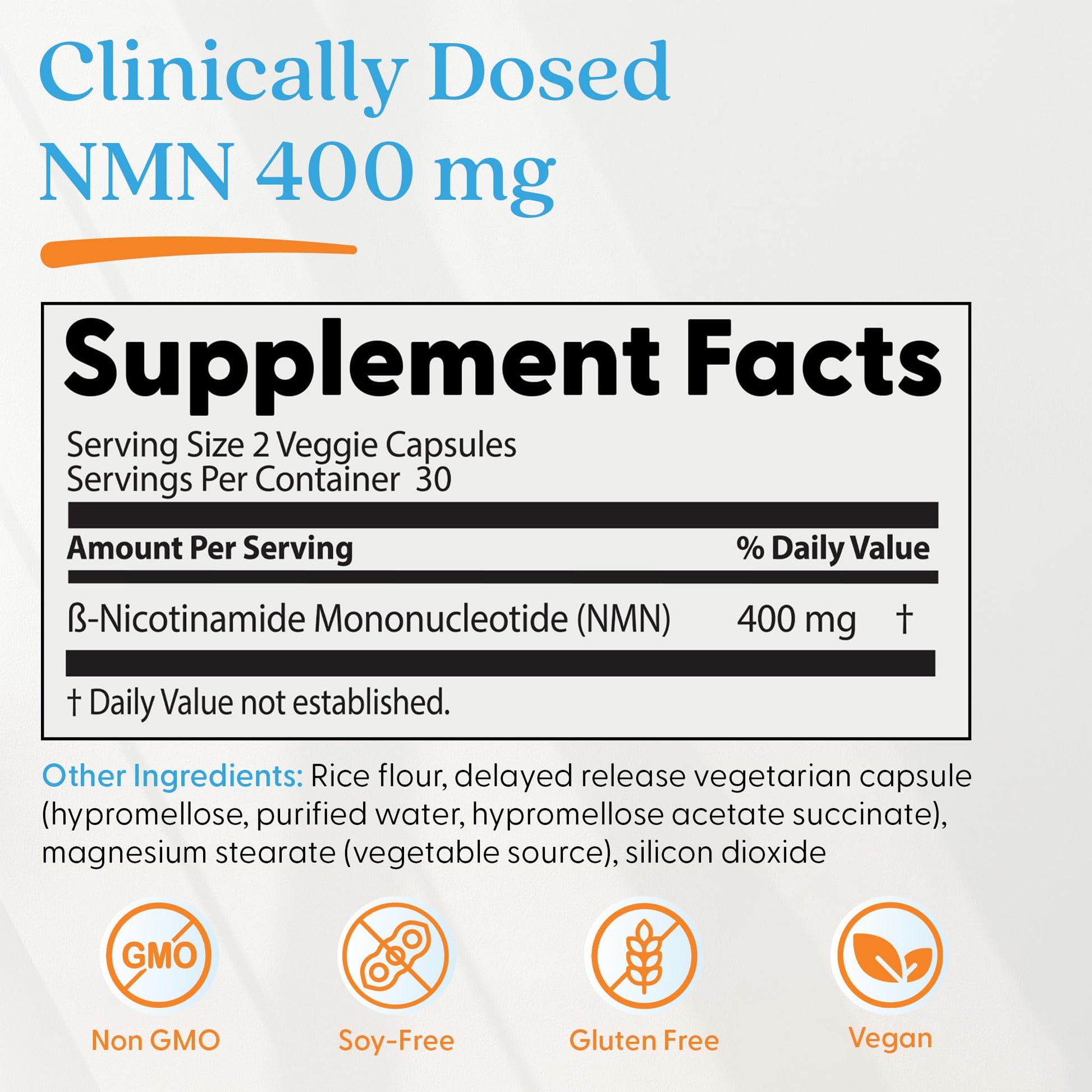 Doctor's Best NMN Supplement for Women & Men - Supports NAD+ Production & Cellular Energy, Beta Nicotinamide Mononucleotide, 200 mg per Capsule, Vegan, Non GMO - 60 Veg Caps Doctor's BEST uk supplements