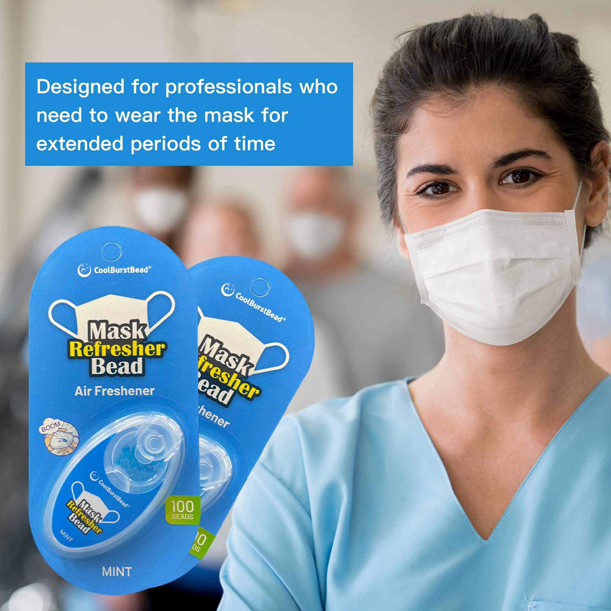 CoolBurstBead Face Mask Refresher, Long-Lasting & Strong Refreshing Fragrance, 4-Pack CoolBurstBead uk supplements