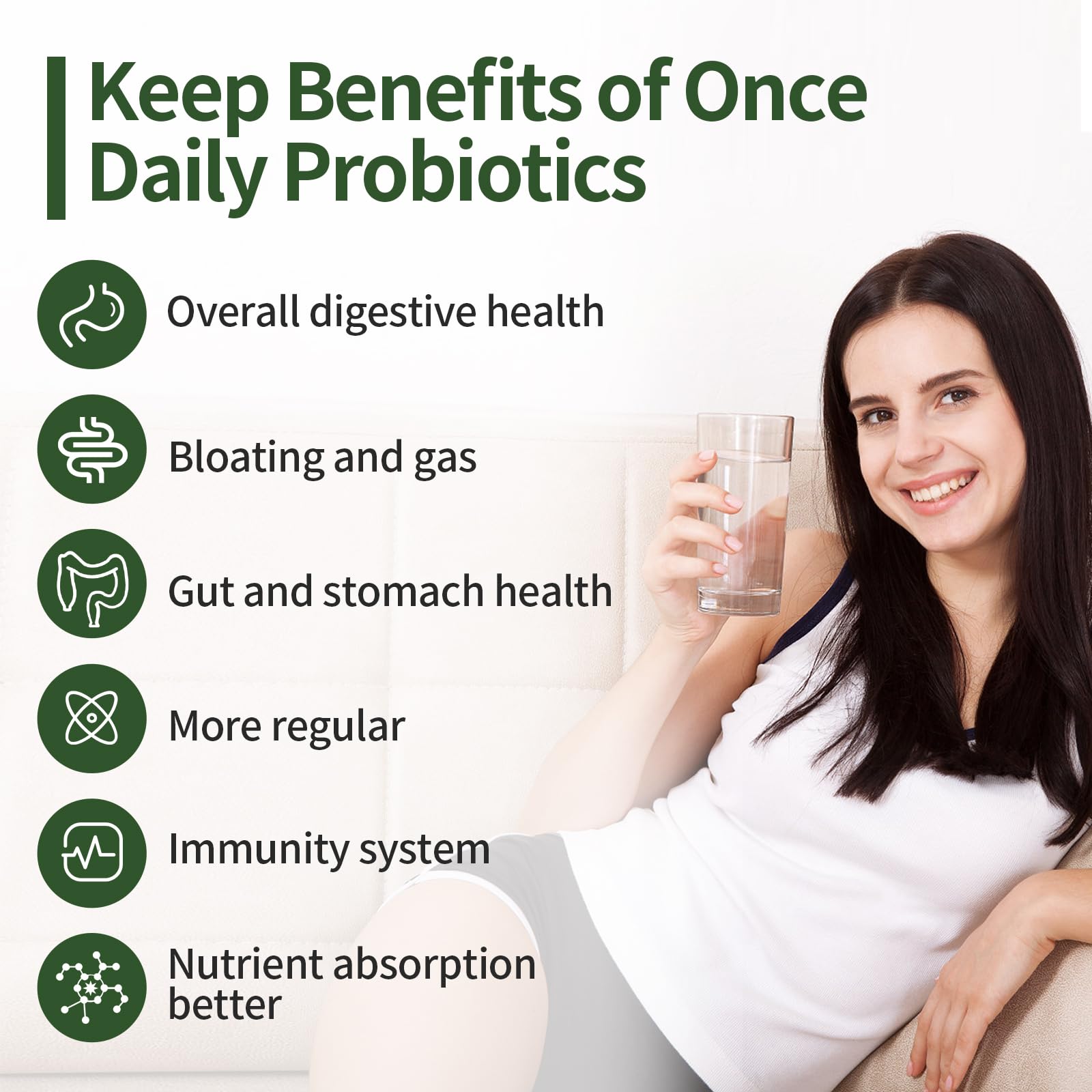 Probiotics for Women & Men, 200 Billion CFU 12 Strains with 3 Organic Prebiotics and Probiotics for Digestive Health Gut, Immune, Bloating & Gas, Energy, Overall Health, Shelf Stable - 2 Month Supply Cfuful uk supplements