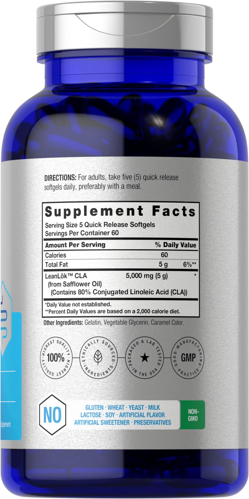 CLA Supplement | 300 Softgel Pills | Maximum Potency | Conjugated Lineolic Acid from Horbäach uk supplements