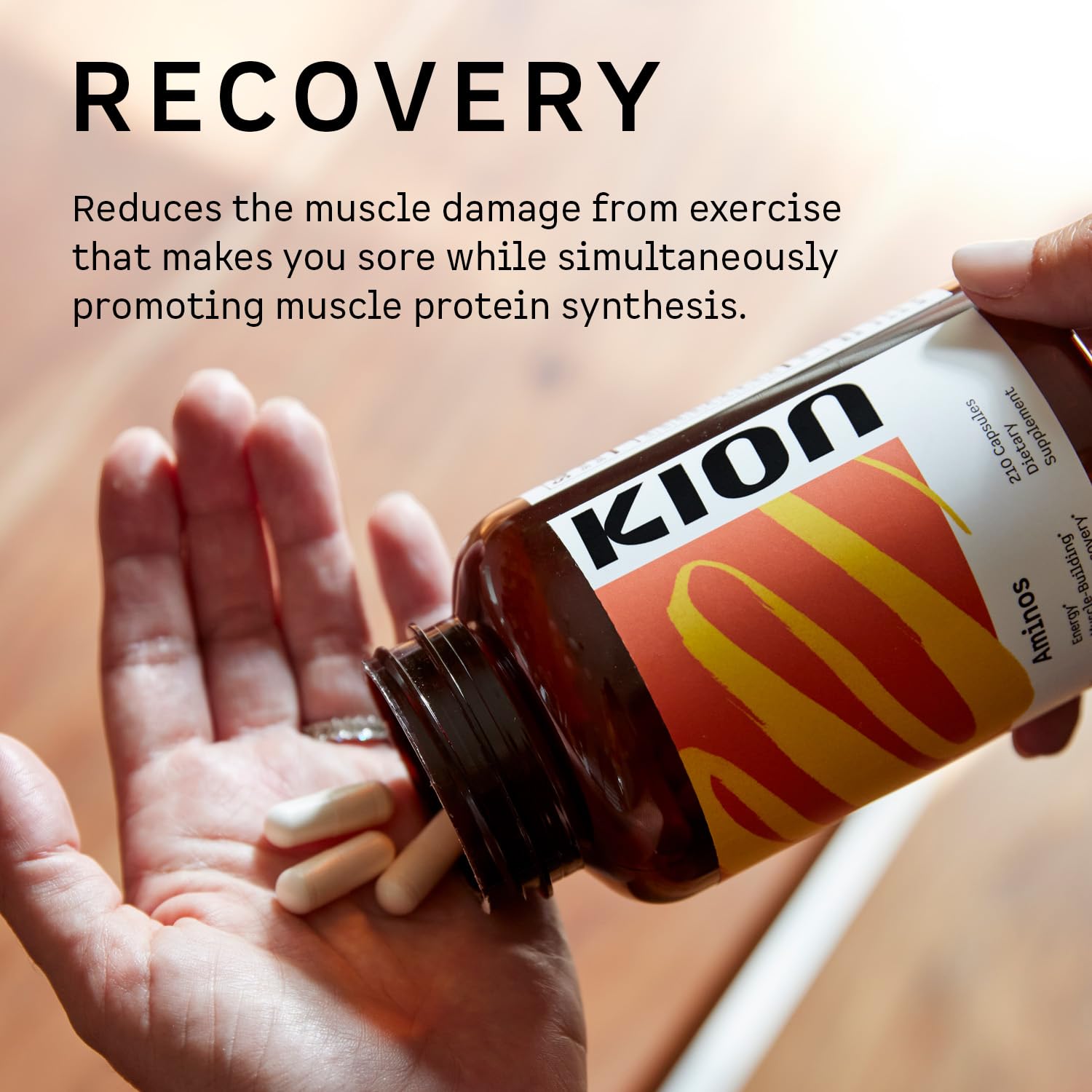 Kion Aminos Essential Amino Acids Capsules | The Building Blocks for Muscle Recovery, Reduced Cravings, Better Cognition, Immunity, and More | 30 Servings Kion uk supplements