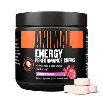 Animal Energy Chews, Fast Acting Energy with Caffeine, Nootropics and Sea Salt Animal uk supplements