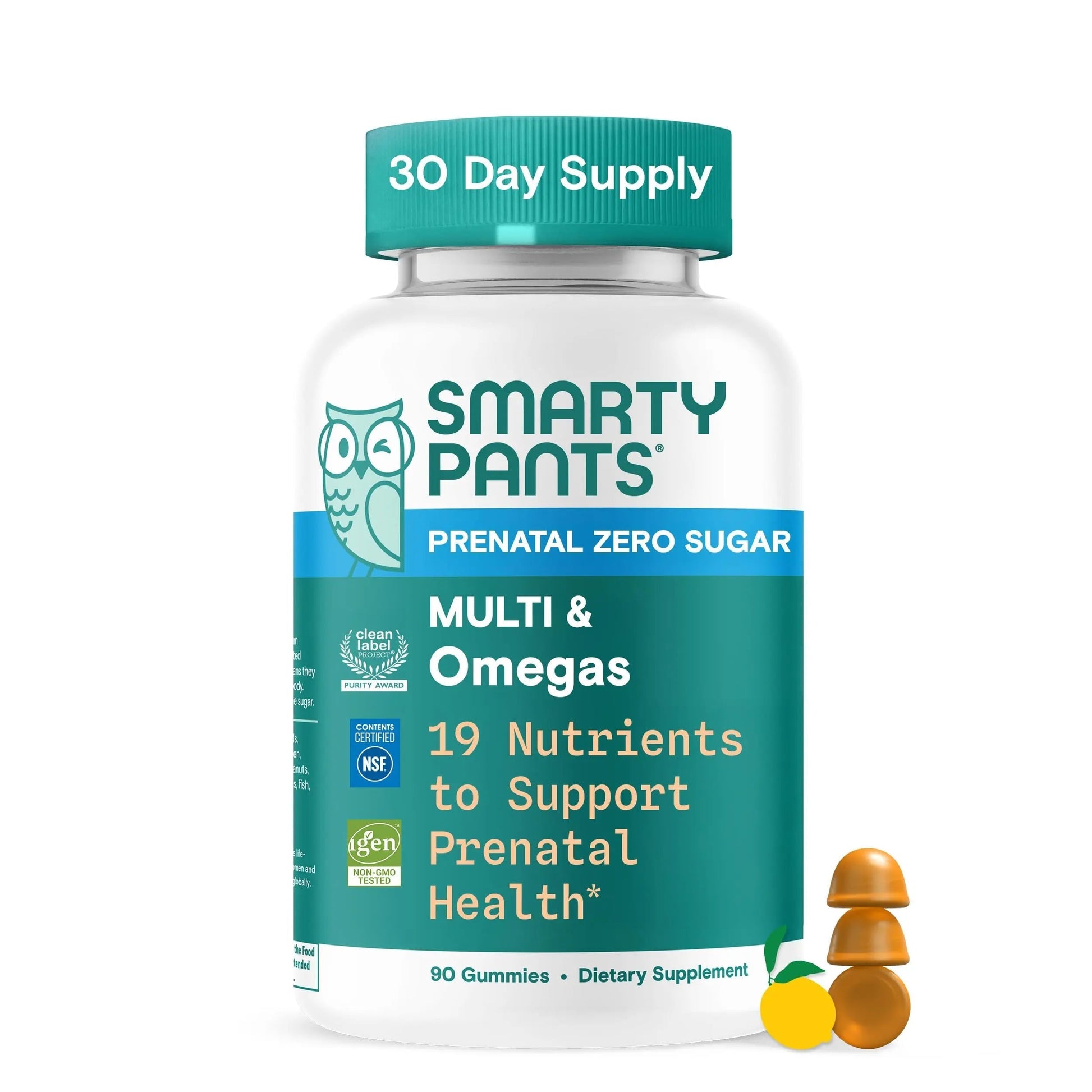 SmartyPants Zero Sugar Prenatal Multivitamin Gummies: Choline, Methylfolate, Omega 3 (ALA), Vitamin D3, C, Vitamin B12, B6, A, K, Zinc, Biotin SmartyPants uk supplements