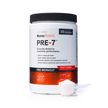 Novex Biotech PRE-7 Pre-Workout Powder – Best preworkout for Men - Boost Energy Novex Biotech uk supplements