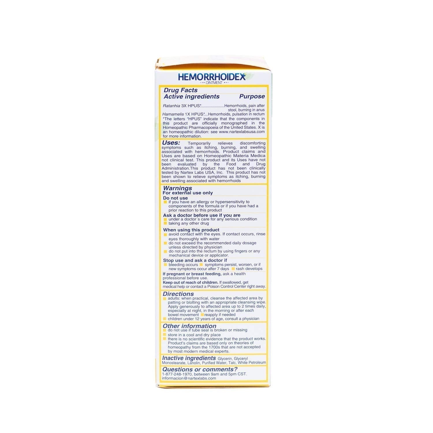 Nartex Hemorrhoid X Treatment Combo Pack 1 Tube & 30 Tablets NARTEX LABS uk supplements
