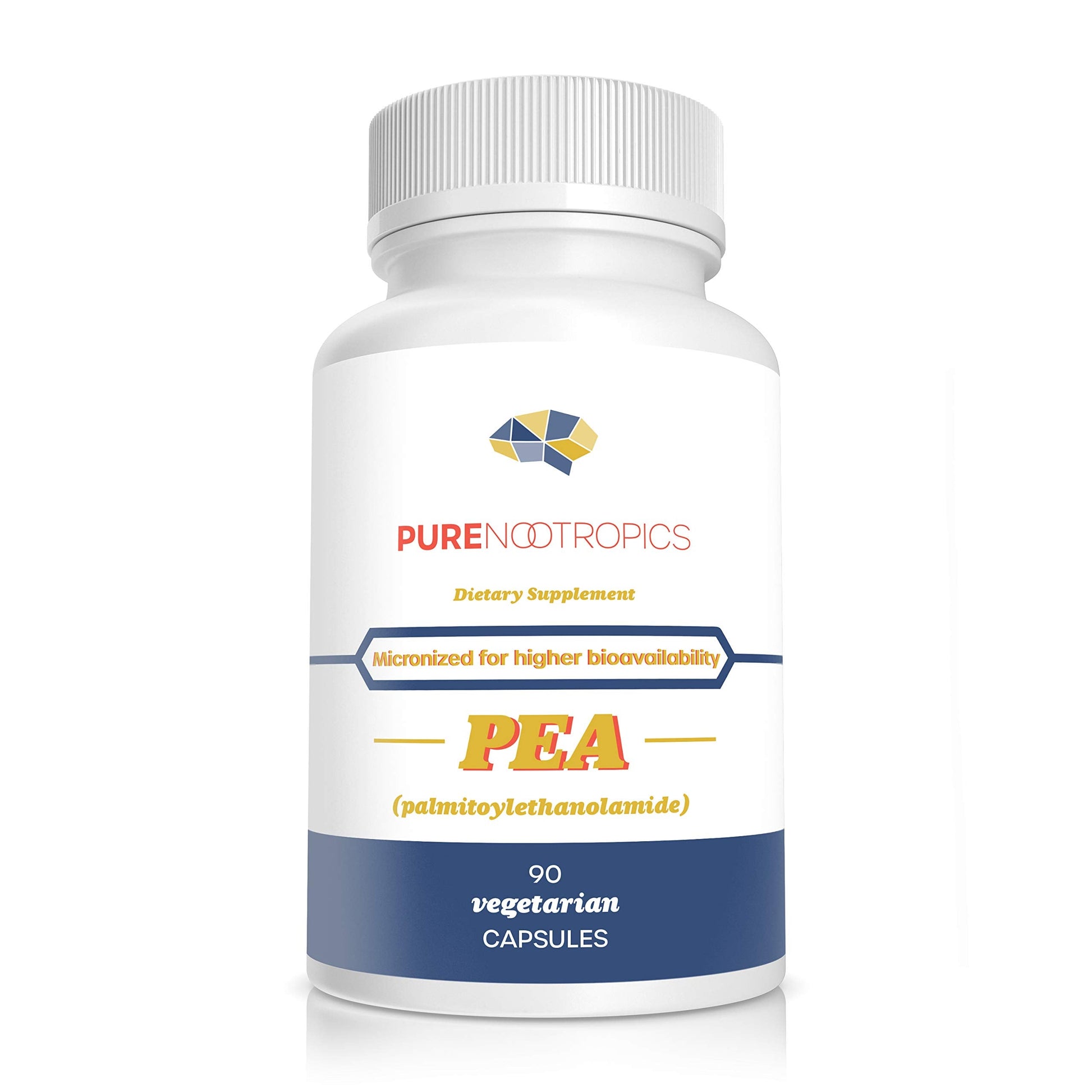 Pure Nootropics - Palmitoylethanolamide (Micronized Pea) 400 mg Capsules | 90 Veg Caps Value Pack | Supports Relief from Occasional Discomfort | Supports Immune System Pure Nootropics uk supplements