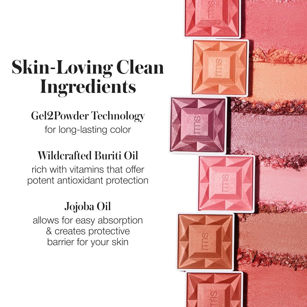 RMS Beauty ReDimension Hydra Blush – Talc-Free Gel-to-Powder Luminous Blush – 8-Hour Wear Long-Lasting Glow with Jojoba Oil – Refillable Mirror Compact – 0.25 oz RMS Beauty uk supplements