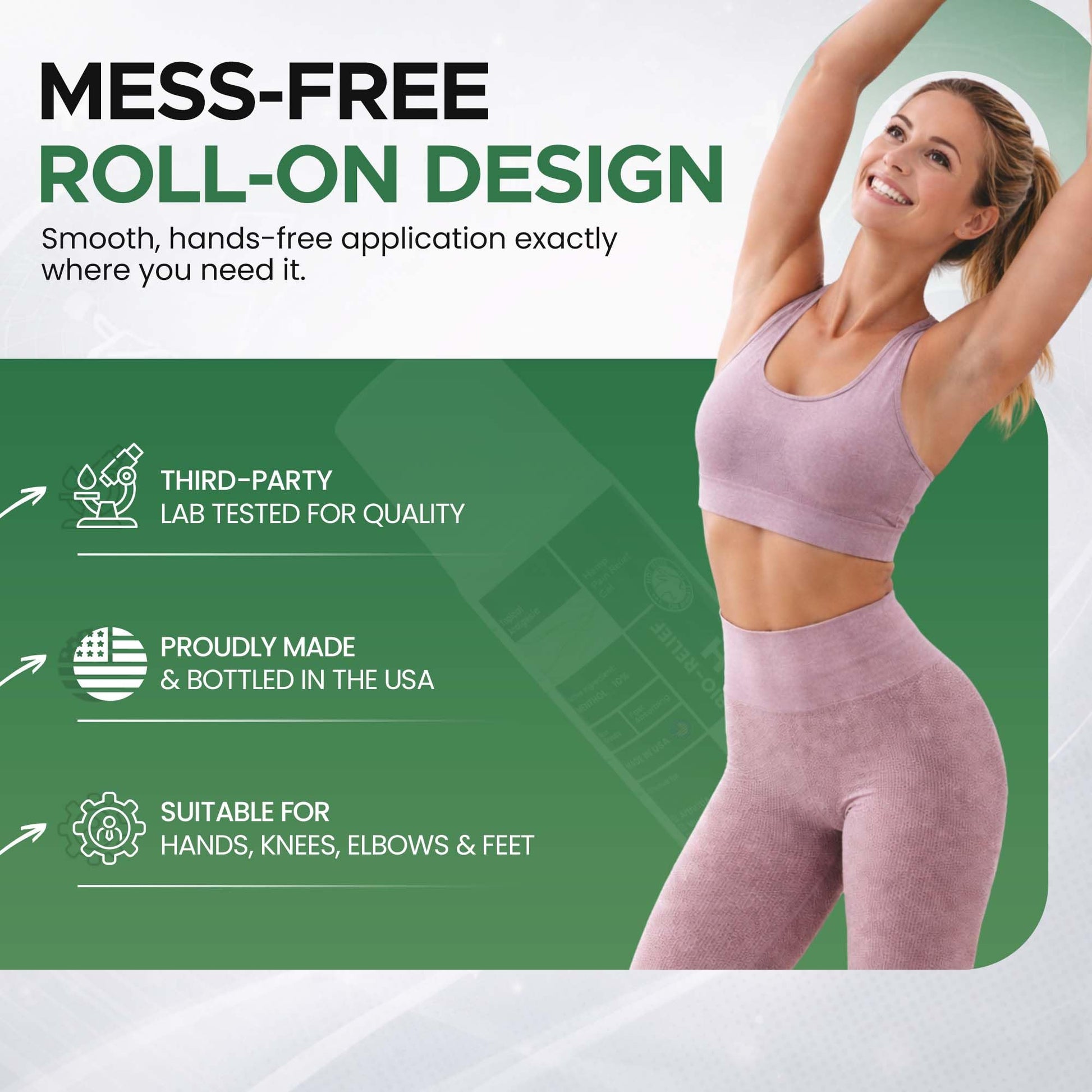 BIO-RELIEF Fast-Acting Hemp Pain Relief Roll On - Highly Effective, Cool & Topical Pain Relief Extra Strength for Arthritis, Muscle, Joint & Back – Easy Roll On Maximum Strength Scientific Solutions Global uk supplements