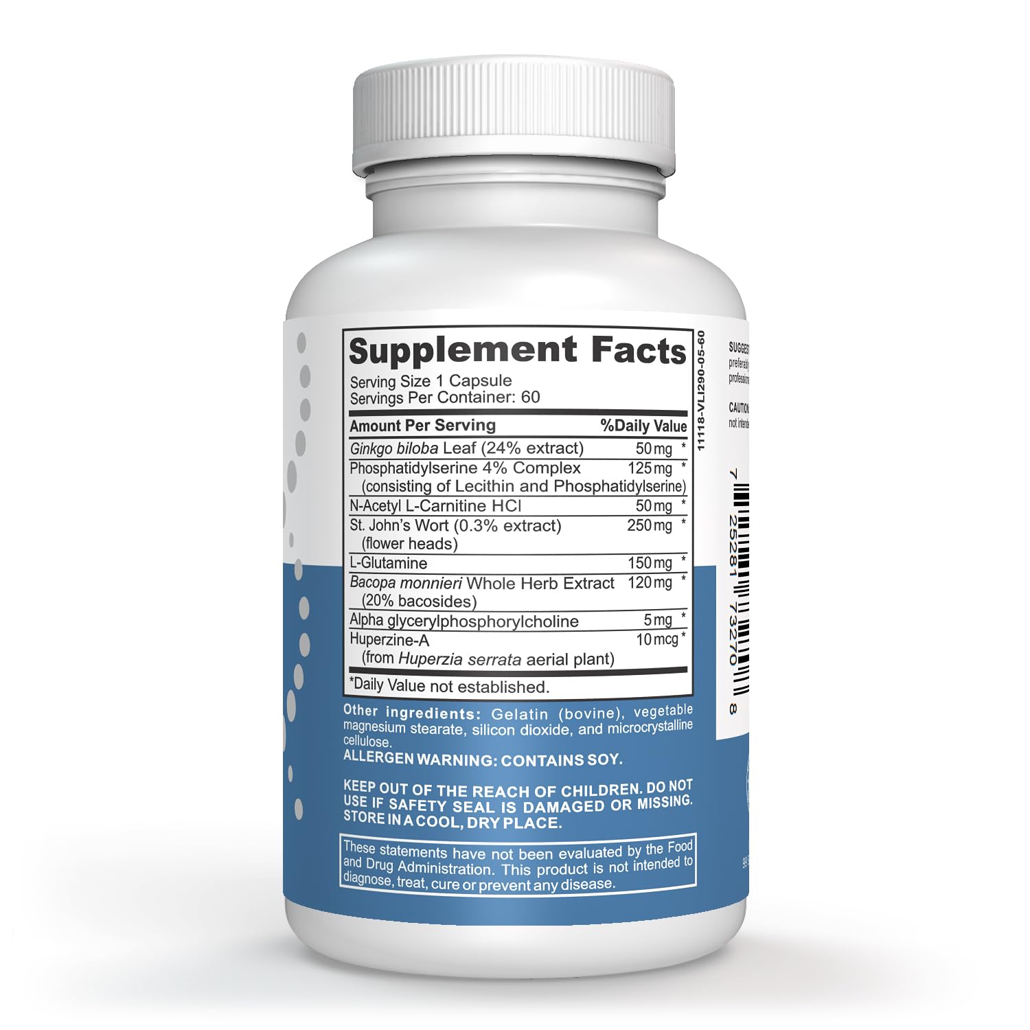 StarPass Labs Advanced Memory Formula Extreme Brain Booster, Brain Supplement for Memory, Focus and Mental Performance, Memory Vitamins for Better Brain Health 180 Capsules (3 Pack) StarPass Labs uk supplements
