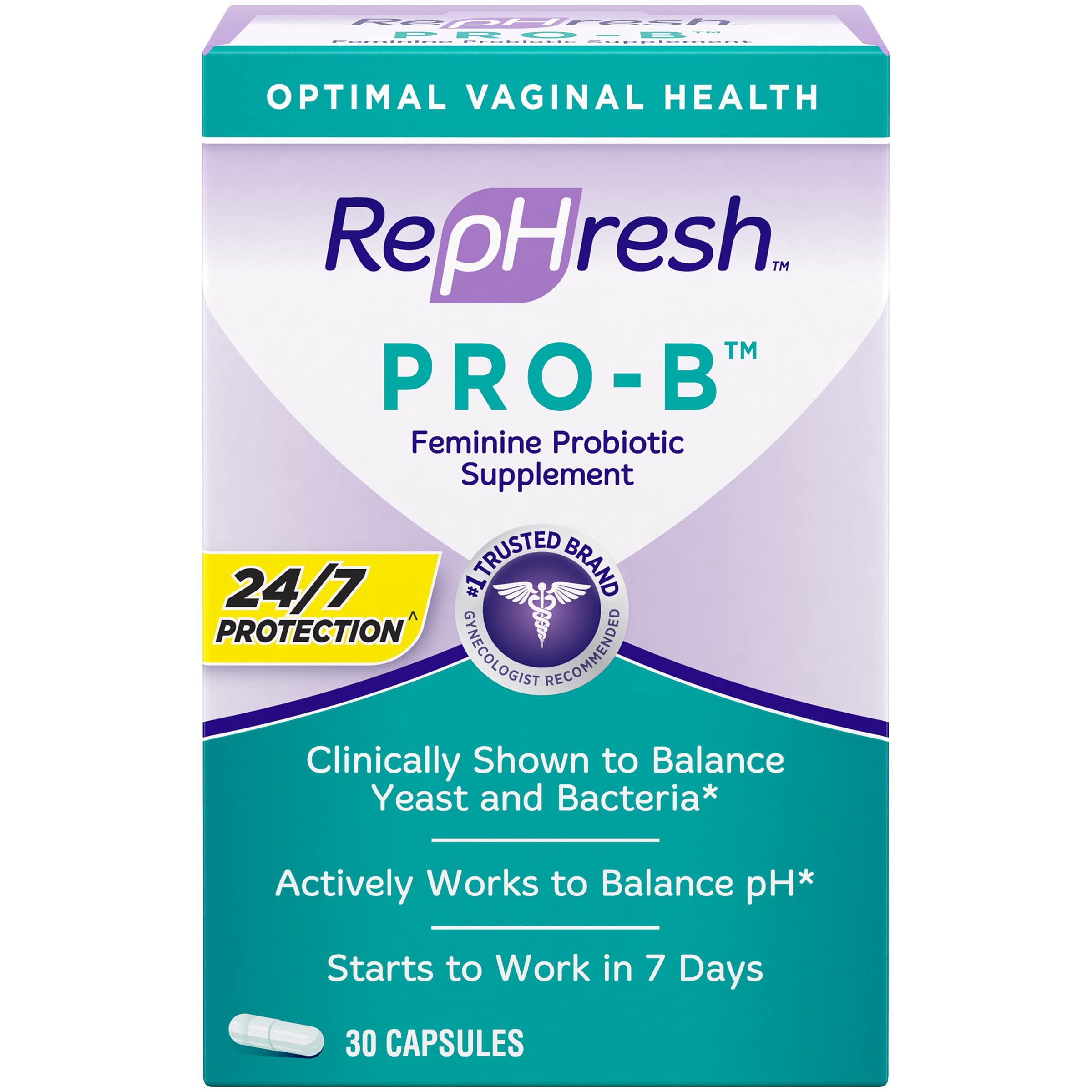 RepHresh Pro-B Probiotic Feminine Supplement Rephresh uk supplements