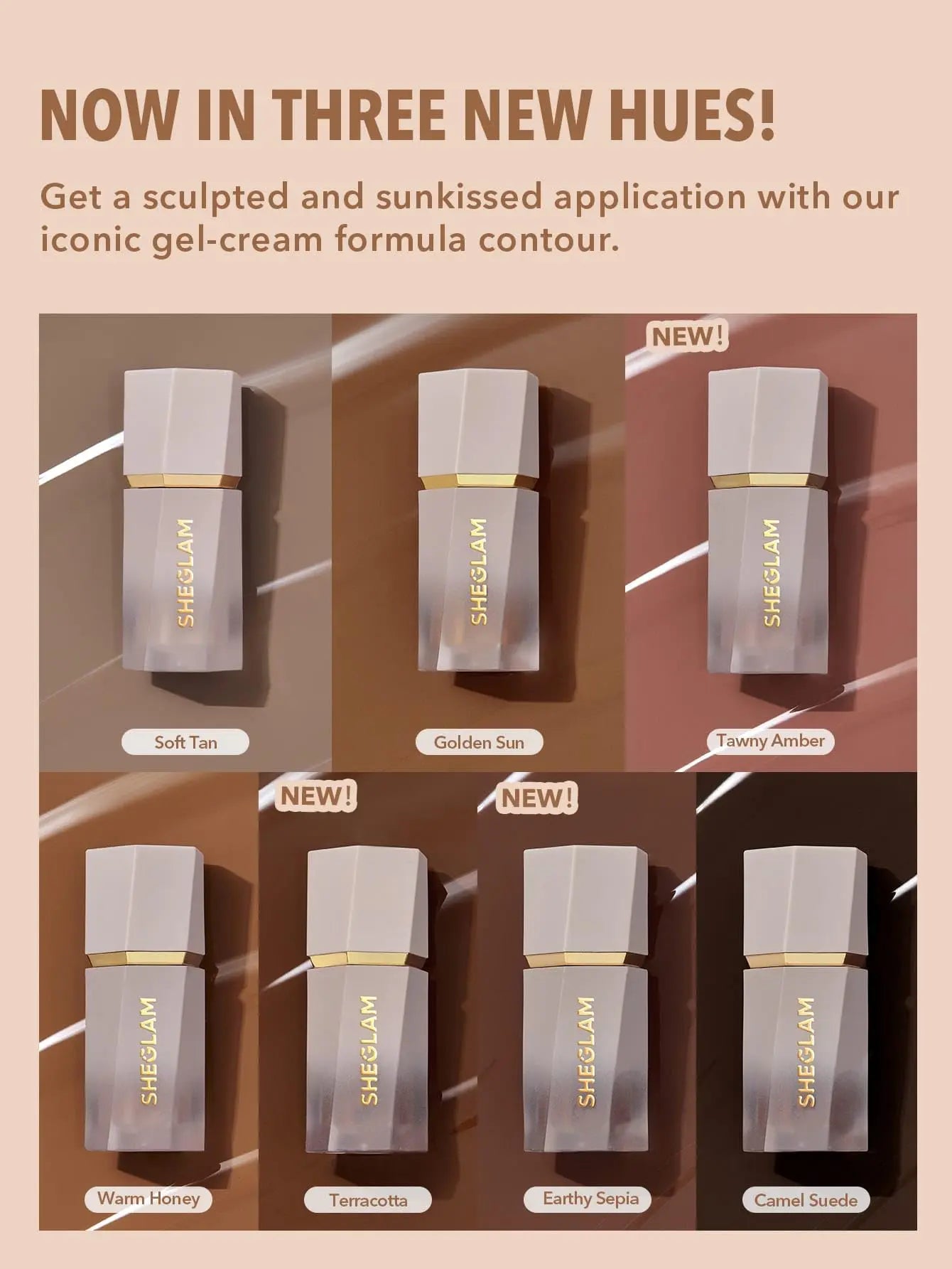 SHEGLAM Sun Sculpt Liquid Contour Stick Long Lasting Cream Bronzer Makeup-Warm Honey SHEGLAM uk supplements