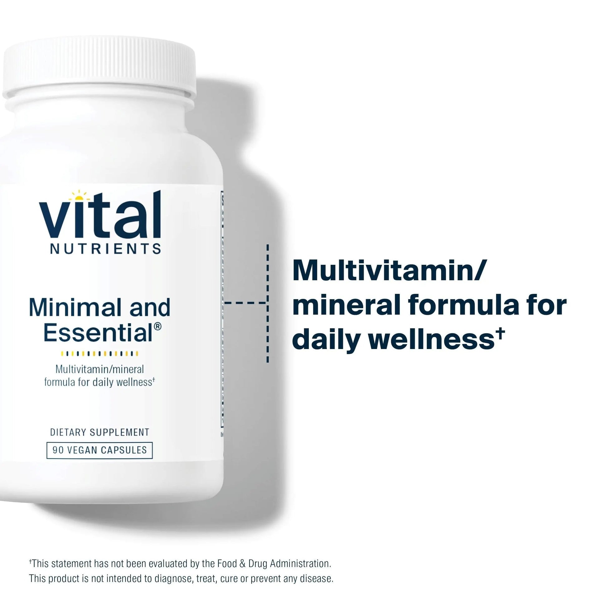 Vital Nutrients Minimal and Essential Multivitamin | Vegetarian One per Day Multi Vitamin, Mineral, & Antioxidant Supplement* | Vital Nutrients uk supplements