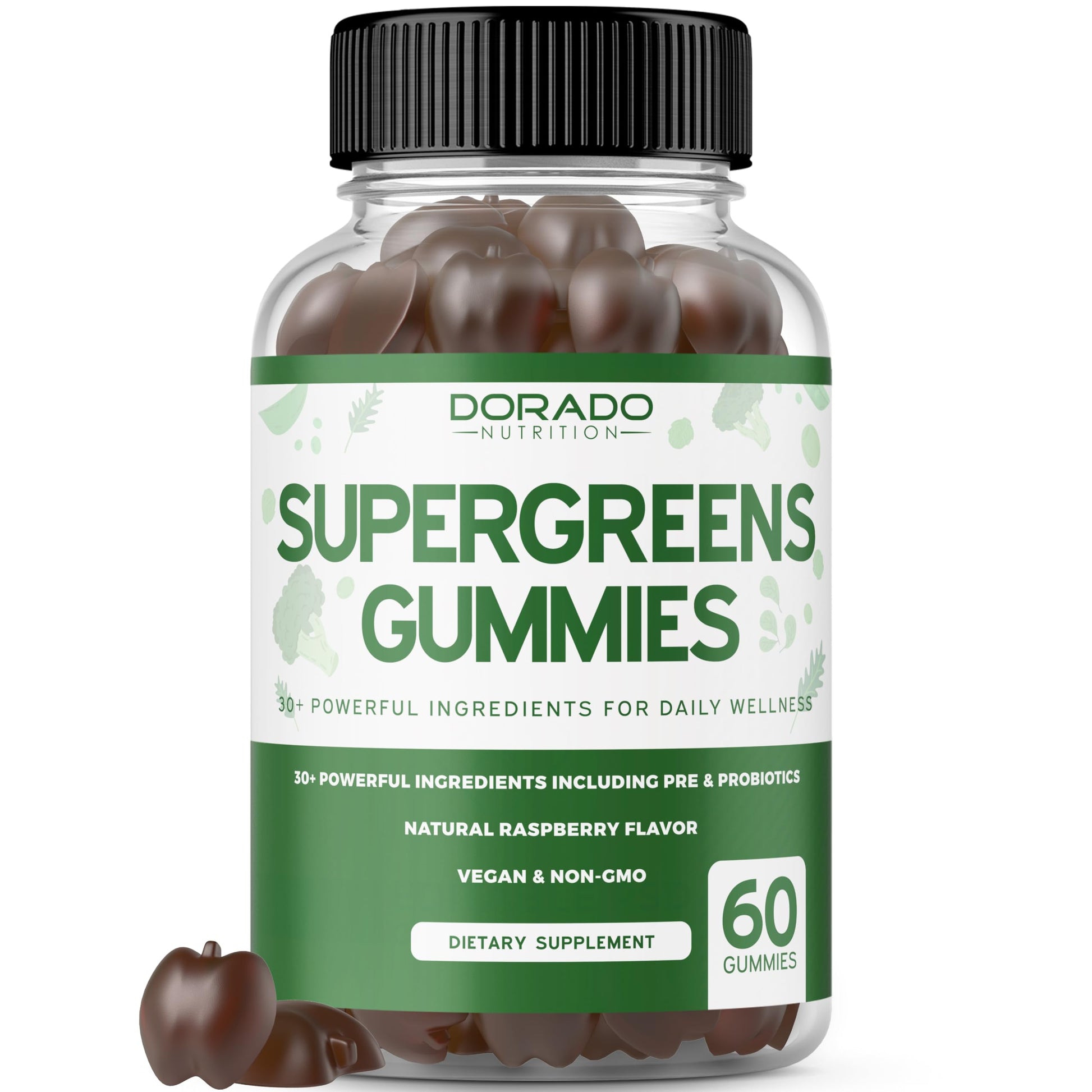 Colostrum (120 Count) Bovine Colostrum Capsules Supplement and Supergreens (60 Gummies) Superfood for Immunity Support with Greens Supplements with 8 Ingredient Power Blend - Vegan Safe & Made in USA DORADO NUTRITION uk supplements