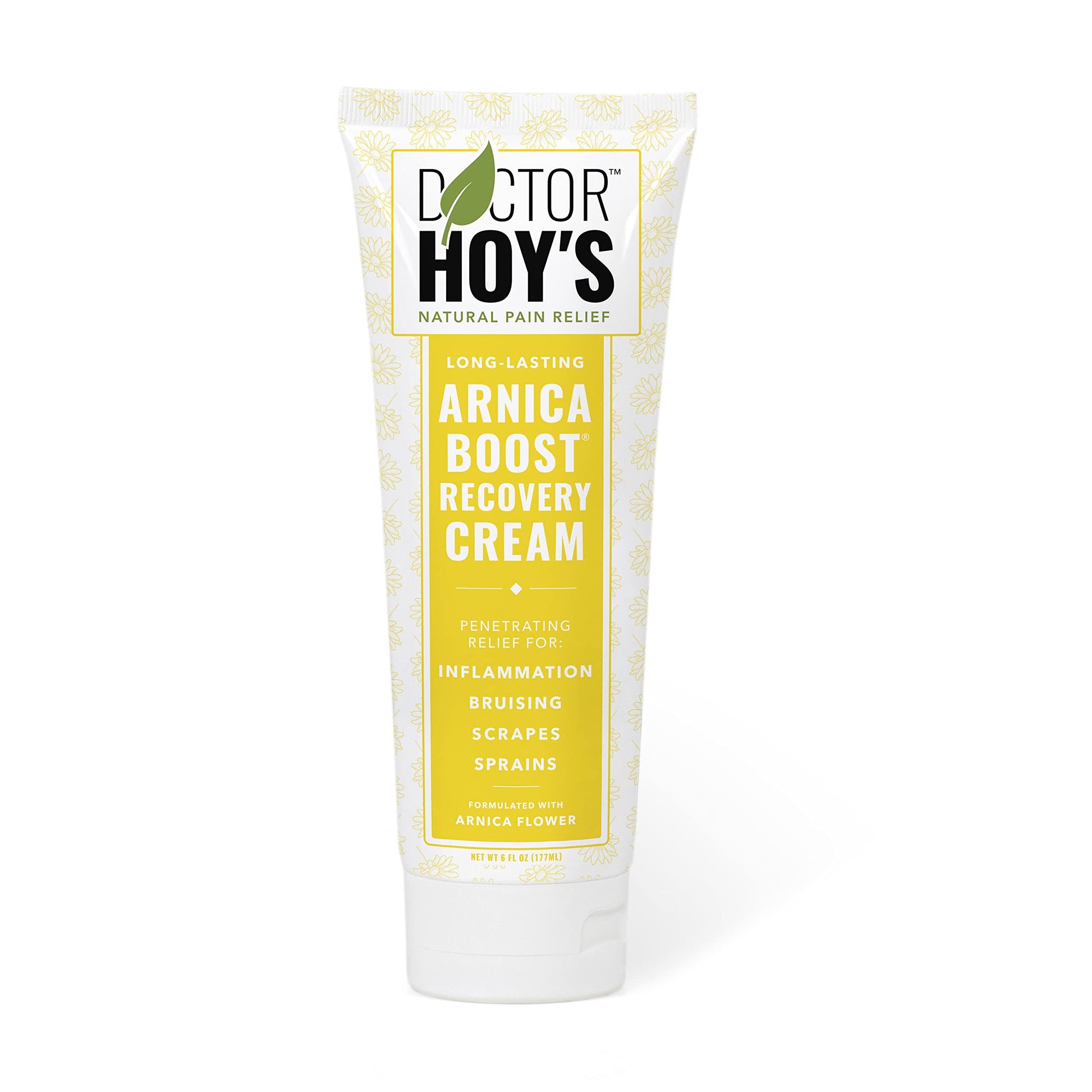 DOCTOR HOY'S Natural Arnica Boost Recovery Cream, Bruise and Muscle Pain Relief Cream, Topical Homeopathic Formula with Arnica Montana for Rapid Bruise Relief (6 Fl Oz) DOCTOR HOY'S uk supplements