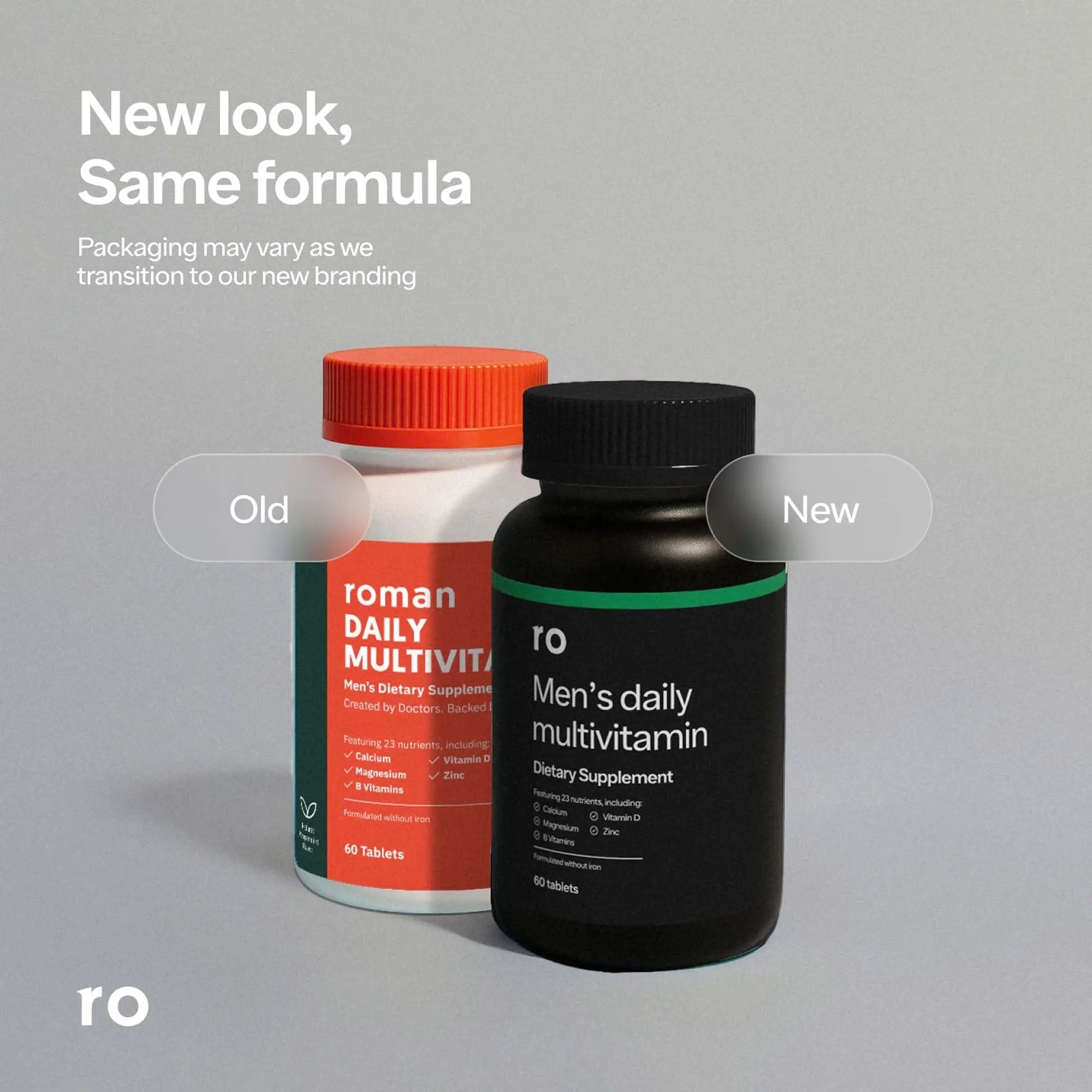 Ro Daily Multivitamin for Men | Supports Physical Activity, Brain + Heart Health, and Immune System with 23 Key Nutrients Including Calcium Ro uk supplements