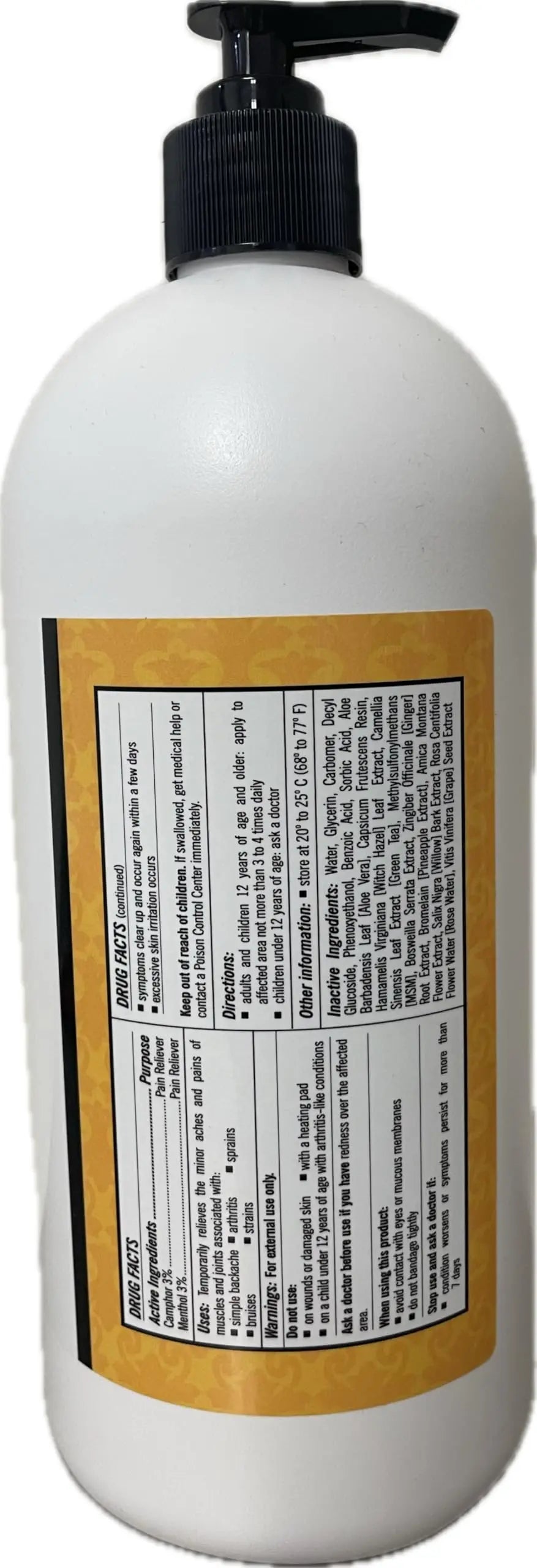 Golden Tiger Pain Relief Cream32oz Pump Golden Tiger uk supplements