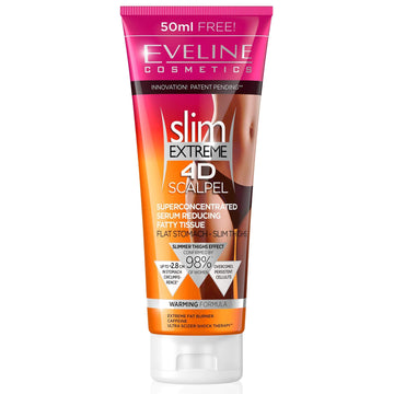 Slim Extreme 4D Scalpel Super Concentrated Serum Reducing Fatty Tissue Eveline Cosmetics uk supplements