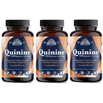 Leg Cramps Support Organic Pills - 1000 mg - Quinine Tablets for Cramp Defense FLORIDA HERBS uk supplements