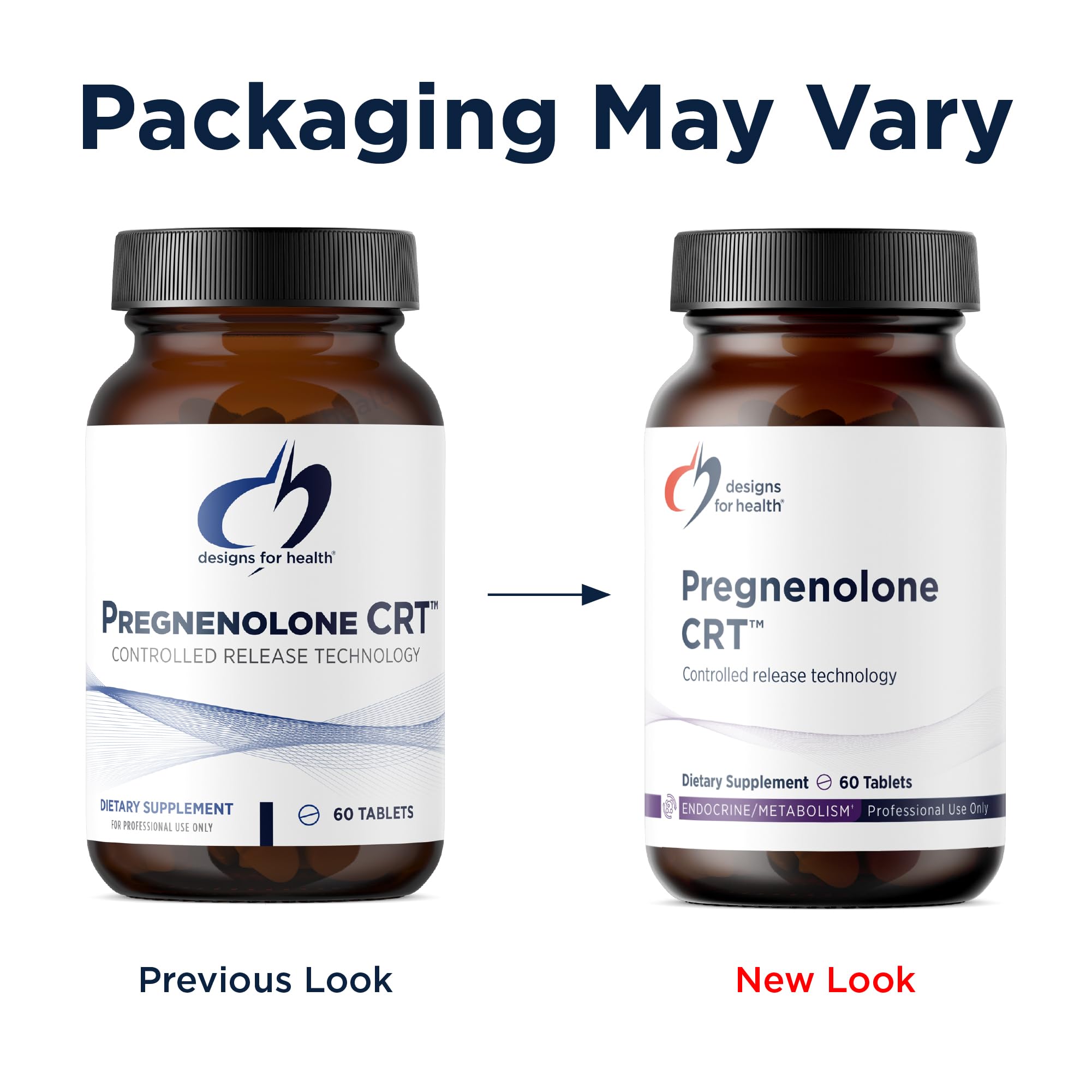 Designs for Health Pregnenolone CRT - 30mg Controlled/Time Release Pregnenolone (10-12 Hour) - Estrogen, DHEA + Testosterone Hormone Precursor for Women + Men - Vegan + Non-GMO (60 Tablets) Designs for Health uk supplements