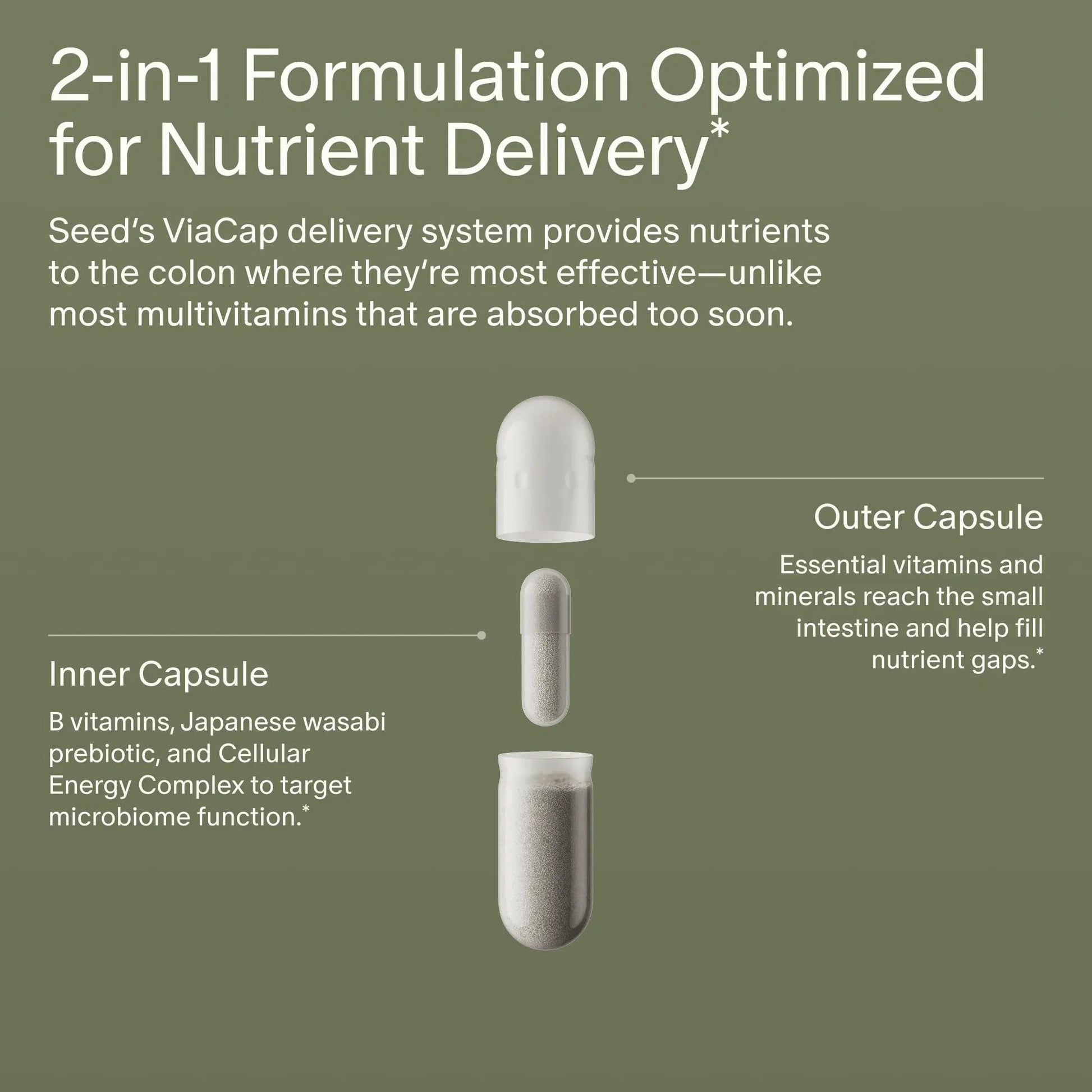Seed DM-02 Daily Multivitamin - 100% DV Essential Vitamins and Minerals for Women & Men - Helps Fill Daily Nutrient Gaps Seed uk supplements