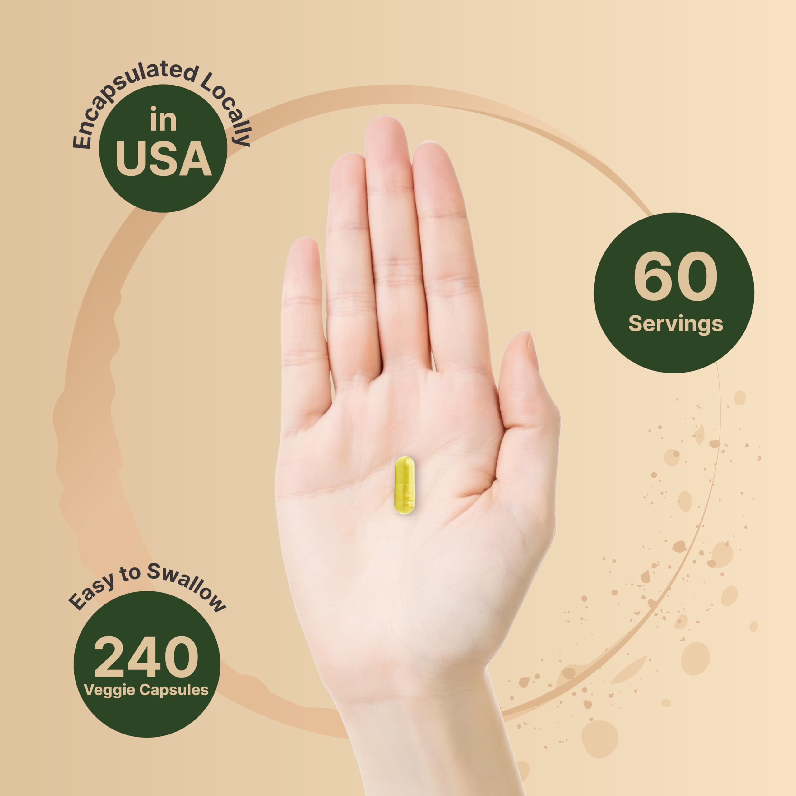 Berberine Supplement 500mg Per Capsule (2,000mg Per Serving) | 240 Veggie Capsules, 97% Pure Berberine HCL – Plant Based, Vegan, Non-GMO NatureBell uk supplements
