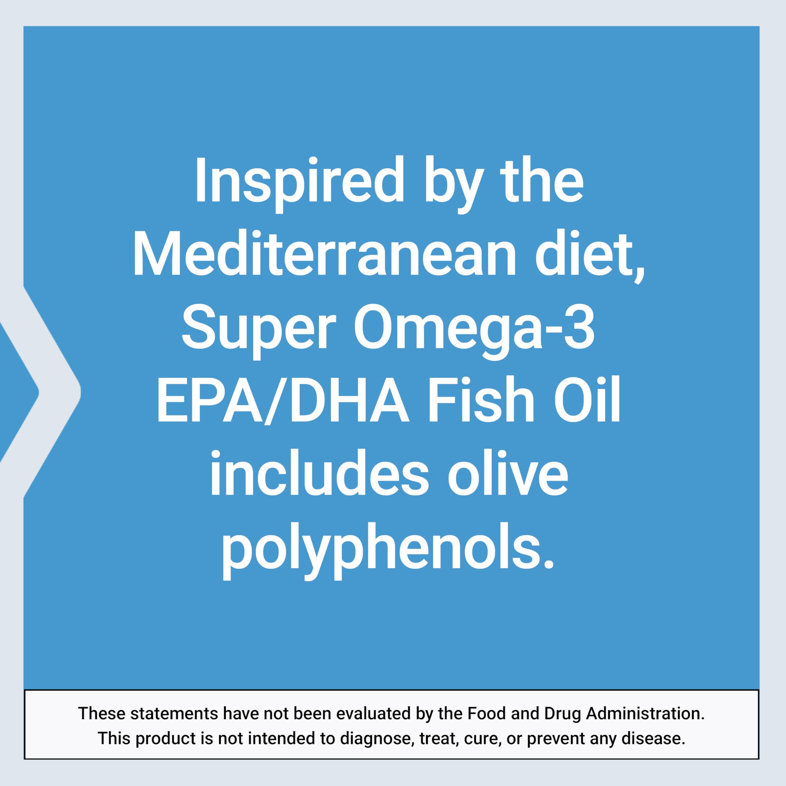 Life Extension Super Omega-3 EPA/DHA Fish Oil, Sesame Lignans & Olive Extract – Heart Health, Brain Health, Inflammation Health Support, Gluten-Free, Enteric-Coated, Non-GMO, 120 Softgels Life Extension uk supplements