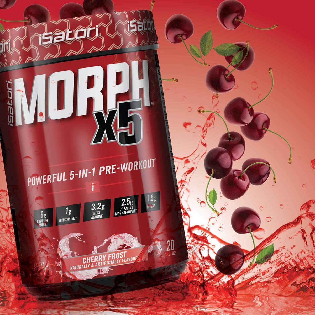 iSatori Morph Xtreme Intense Pre Workout - Bombsicle (20 Servings) Classic Blender Bottle iSatori uk supplements