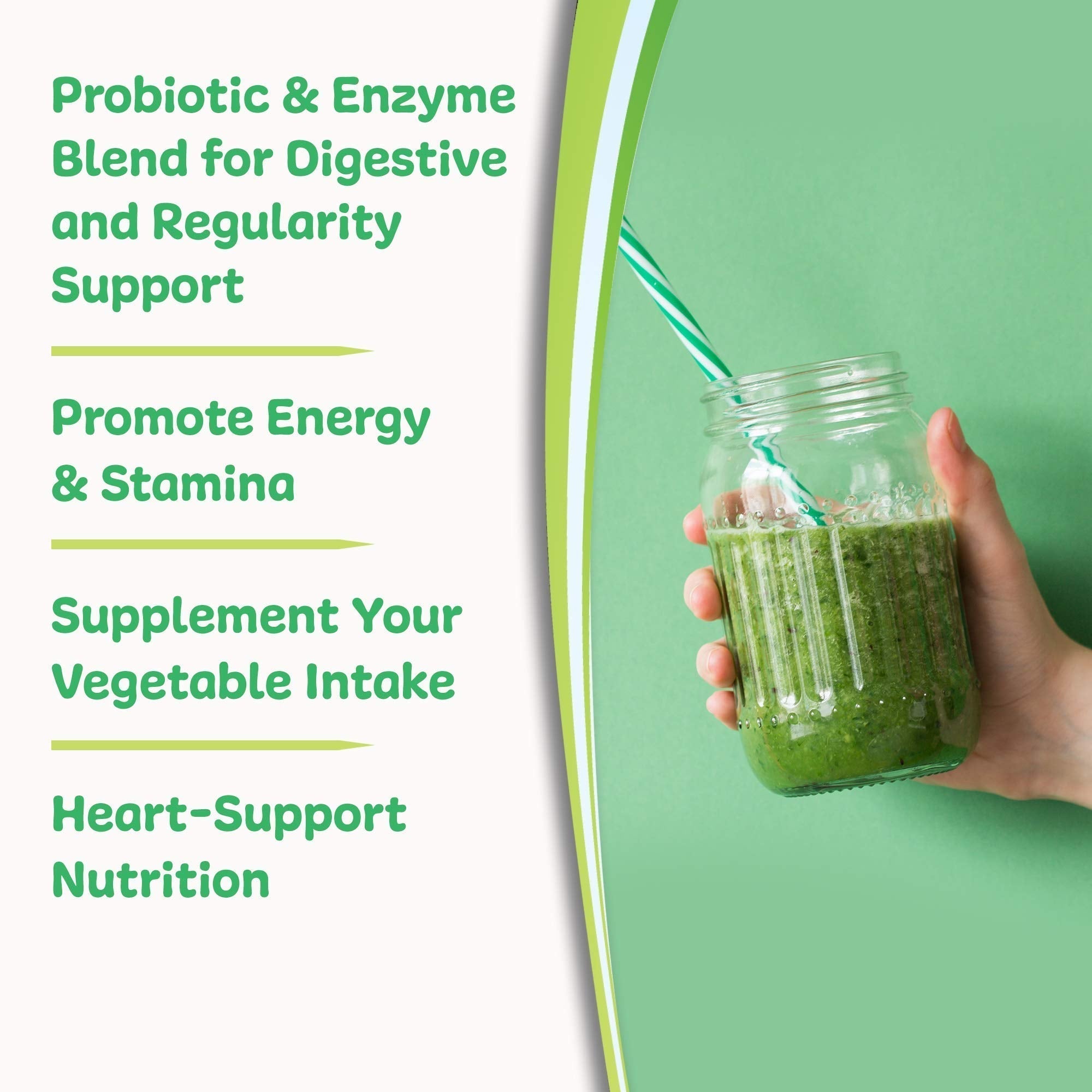 New Vitality Royal Greens Superfood Powder | Healthy Veggie Powder with Probiotics, Enzymes, Antioxidants, Wheat Grass & Greens 10.75oz (30 Day Supply) New Vitality uk supplements
