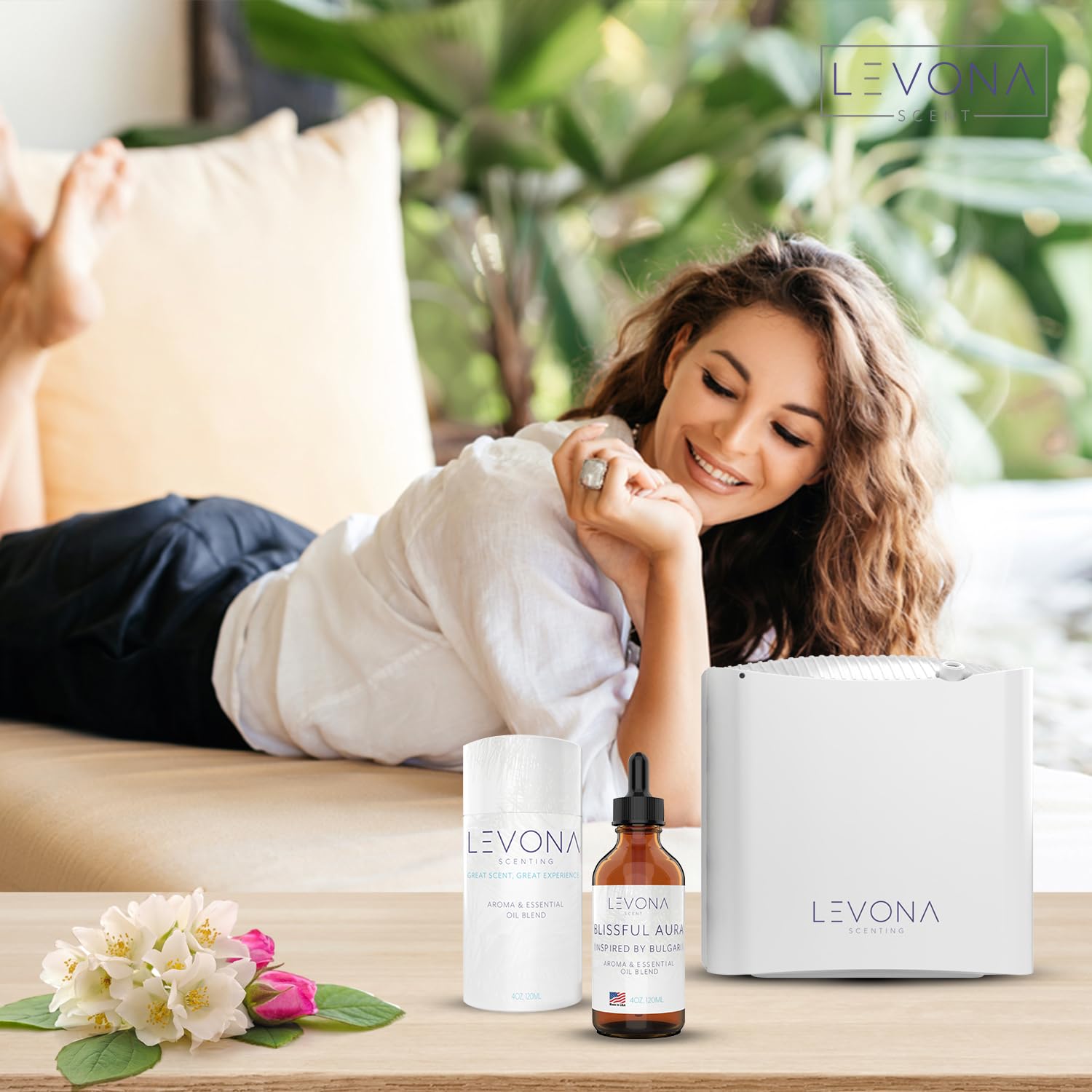 Levona Scent Essential Oils for Diffuser: Blissful Aura Inspired by Bulgari with Notes of Amber LEVONA SCENT uk supplements