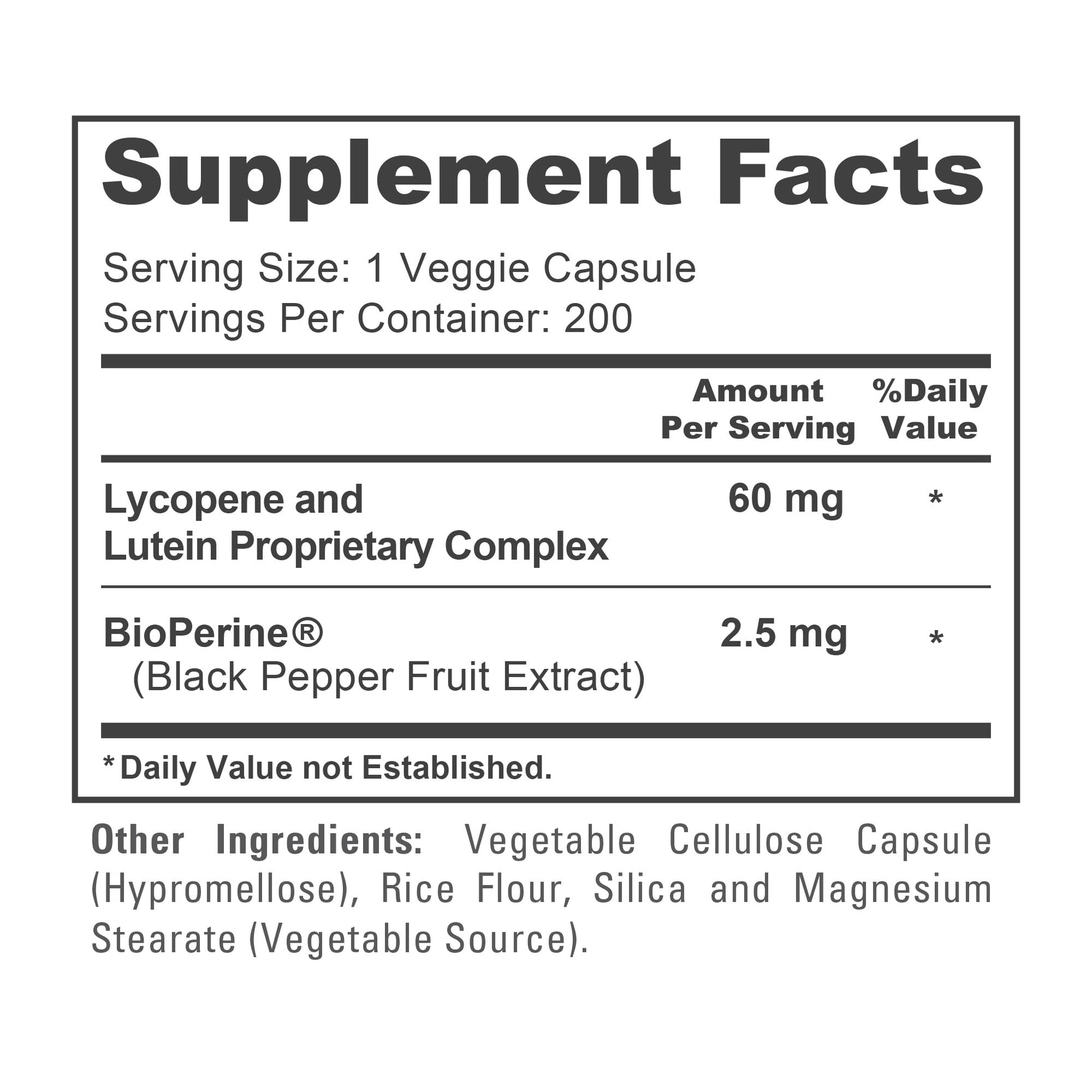 NusaPure Lycopene & Lutein Complex 60mg per Caps, 200 Veggie Capsules (Non-GMO, Vegan) NusaPure uk supplements