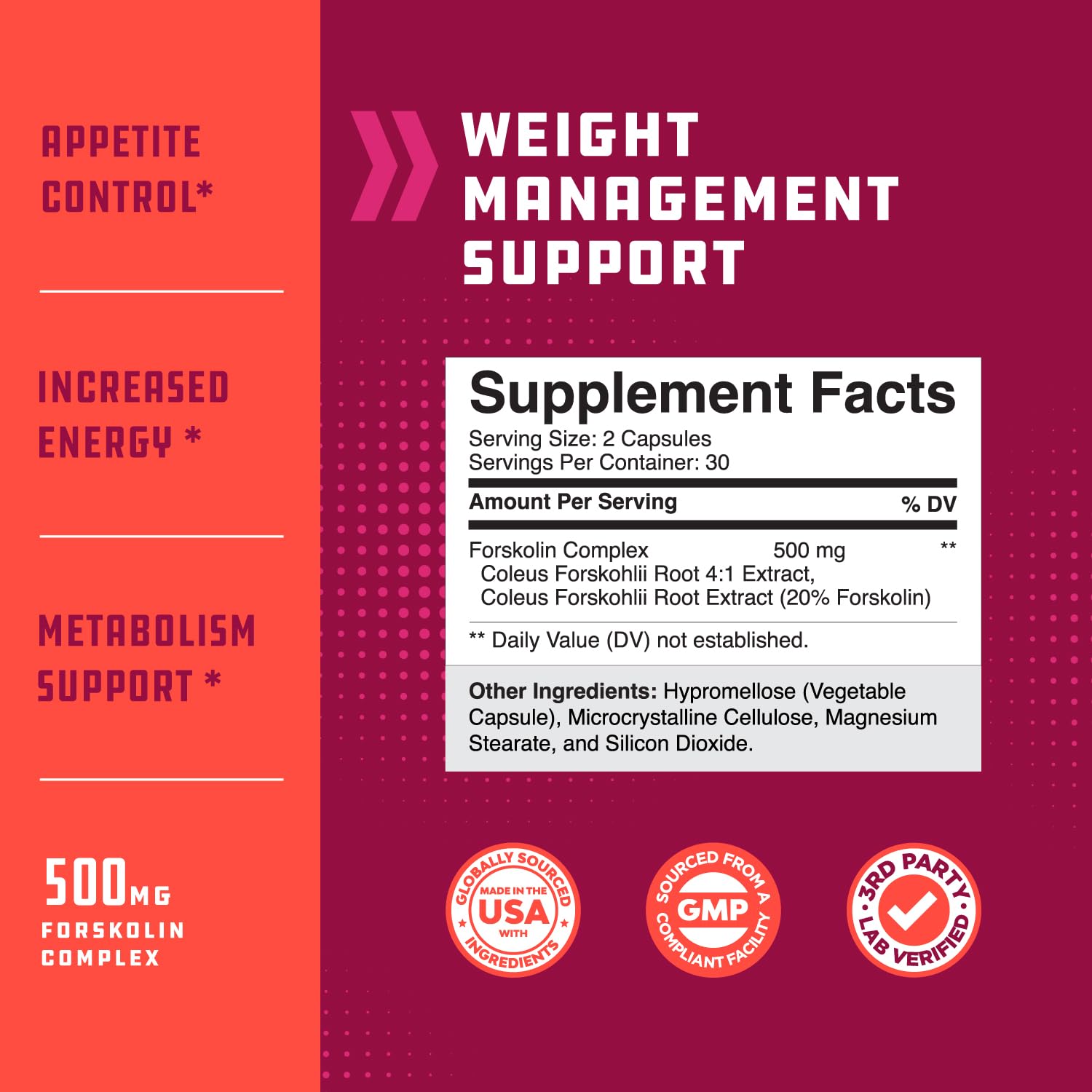 Pure Forskolin Extract - Fat Burning & Metabolism Boosting Weight Loss Supplement Natures Craft uk supplements