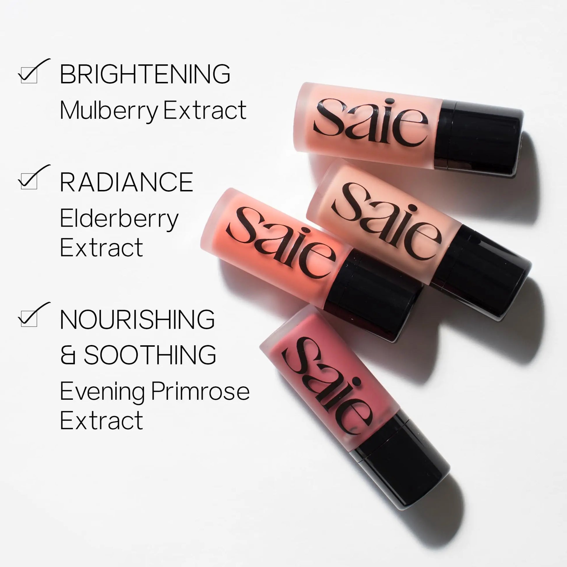 Saie Cheek Flush Duo - Dew Liquid Blush (.40 oz, Poppy), SuperSuede Baked Powder Blush (.01 oz, Stella) - Layerable, Skin-Nourishing Blushes for a Seamless Radiant Finish Saie uk supplements
