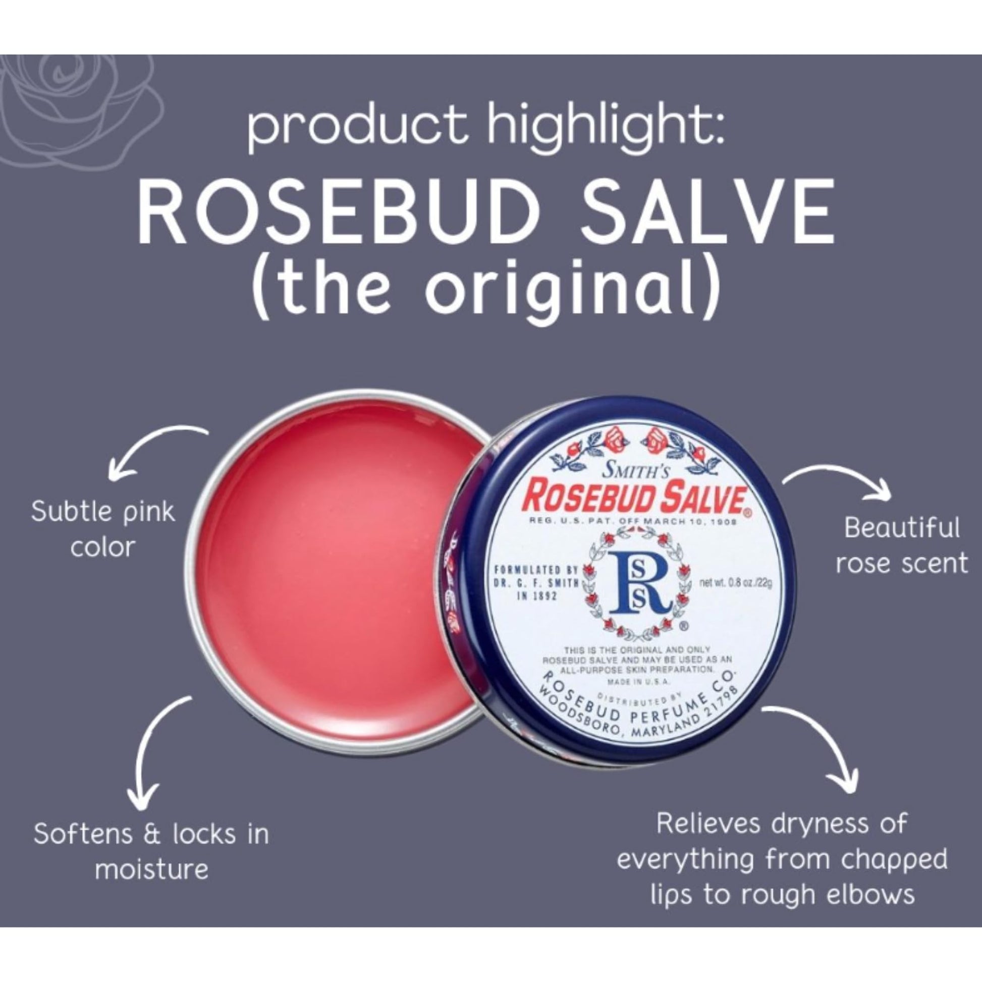 Smith's Rose Lip Balm Bulk- 3x0.5oz Premium All Purpose Lip Gloss Tubes & 3x0.8oz Lip Treatment Salve - Trio Lip Balm Tubes for Plump Lips & Cracked Skin Care - Christmas Gift Set, EBook Generic uk supplements