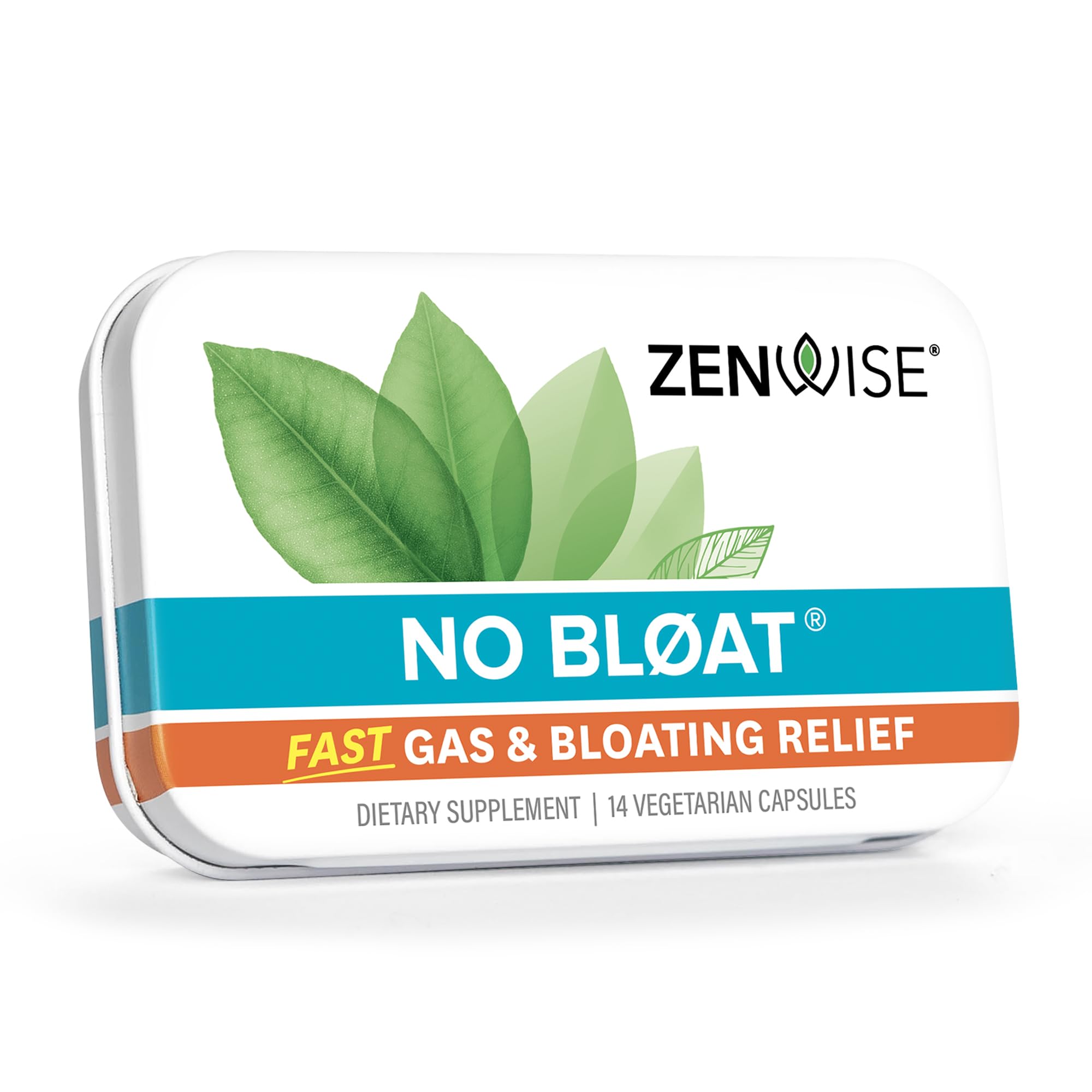 Zenwise Health No Bloat Probiotics for Women and Men Digestive Health with Ginger, Dandelion, and Lactase, Digestive Enzymes for Gas and Bloating Relief - Vegan Water Retention Pills - 14 CT Zenwise Health uk supplements