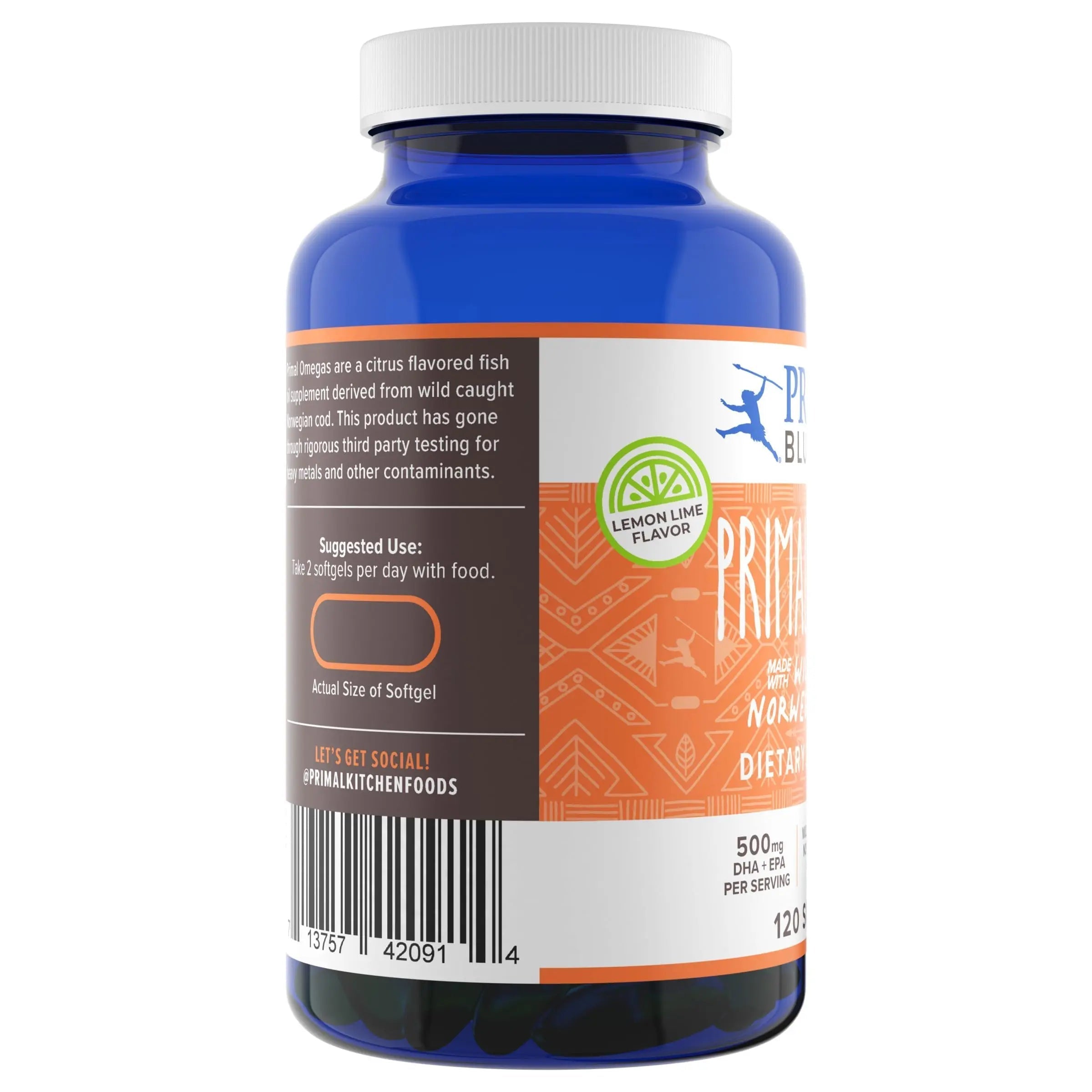 Primal Blueprint Primal Omegas, Omega-3 Fatty Acid Daily Supplement, 120 Count Primal Blueprint uk supplements