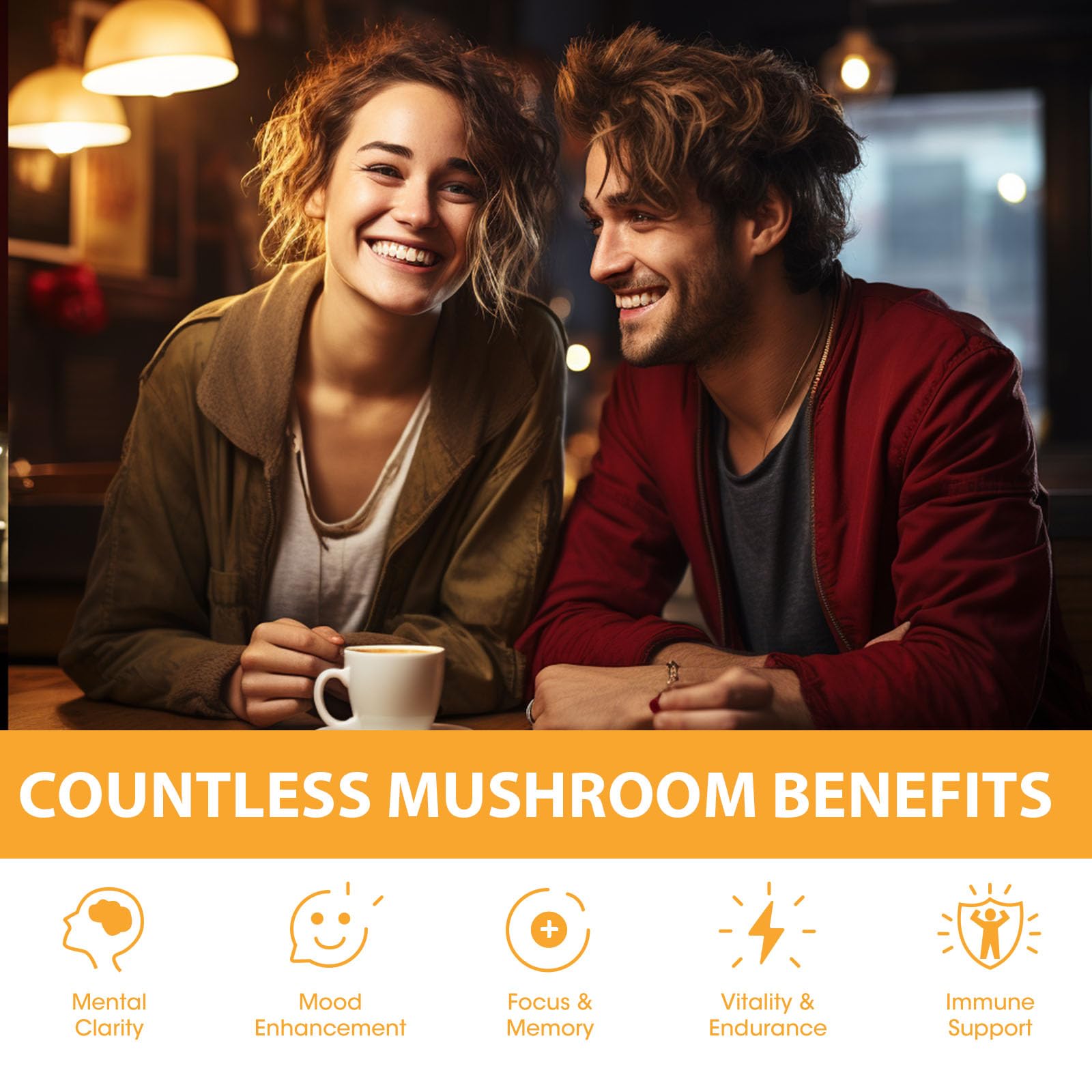 Mushroom Powder Blend (75 Servings), Ten Mushroom Supplement with Lions Mane Mutsweet uk supplements