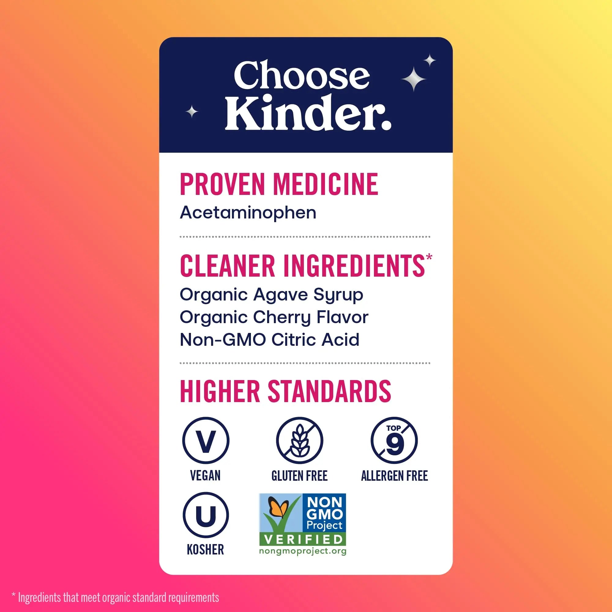 KinderMed Kids' Pain & Fever Medicine, for Ages 2-11 Years, No Dyes, No Artificial Flavors, No Artificial Sweeteners, Vegan, Non-GMO, Gluten Free, Organic Cherry Flavor, Two Pack, 2 x 4 fl. oz KinderMed uk supplements